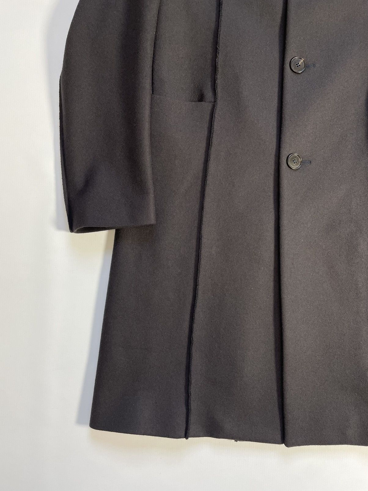 Maison Margiela A/W 14 ‘Inside Out Seam’ Overcoat Size US M / EU 48-50 / 2 - 9 Thumbnail