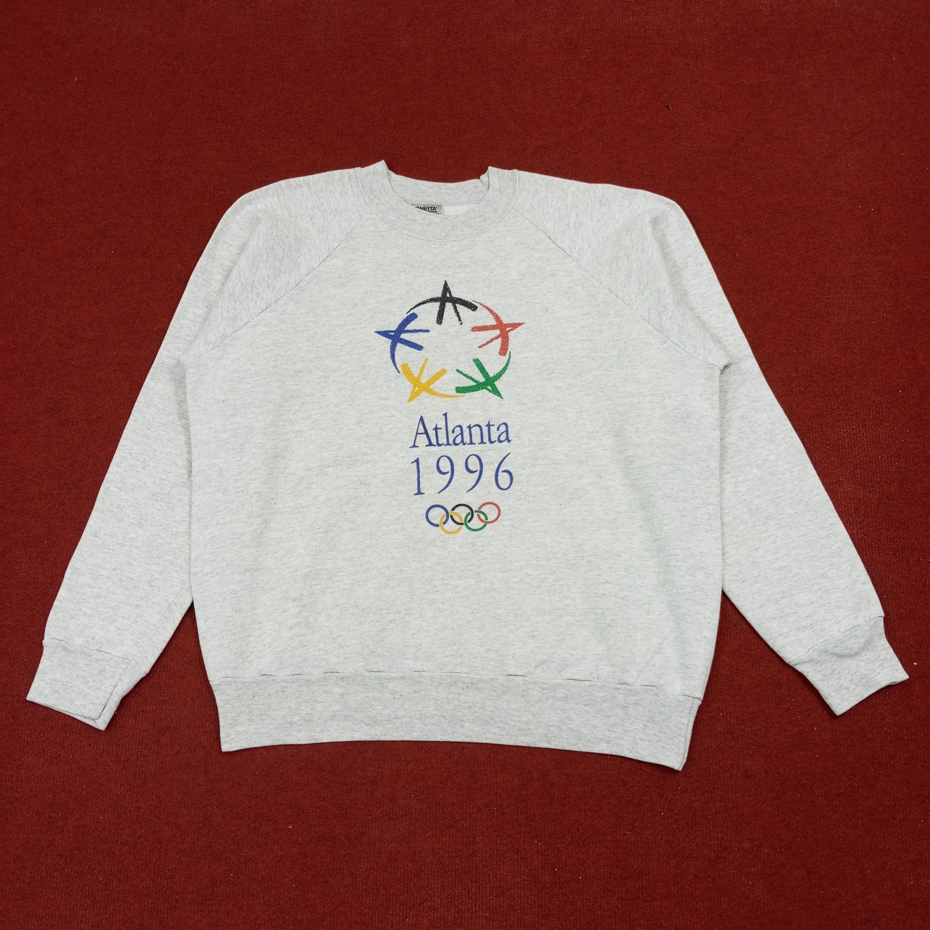 USA Olympics × Vintage Olympics Atlanta 1996 Vintage Sweatshirt Size US L / EU 52-54 / 3 - 1 Thumbnail