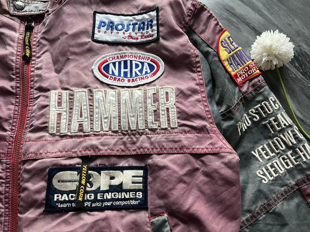 YELLOW CORN Yellow Corn : Hammer Prostar Pink Gray Bike Jacket Size US XL / EU 56 / 4 - 6 Thumbnail