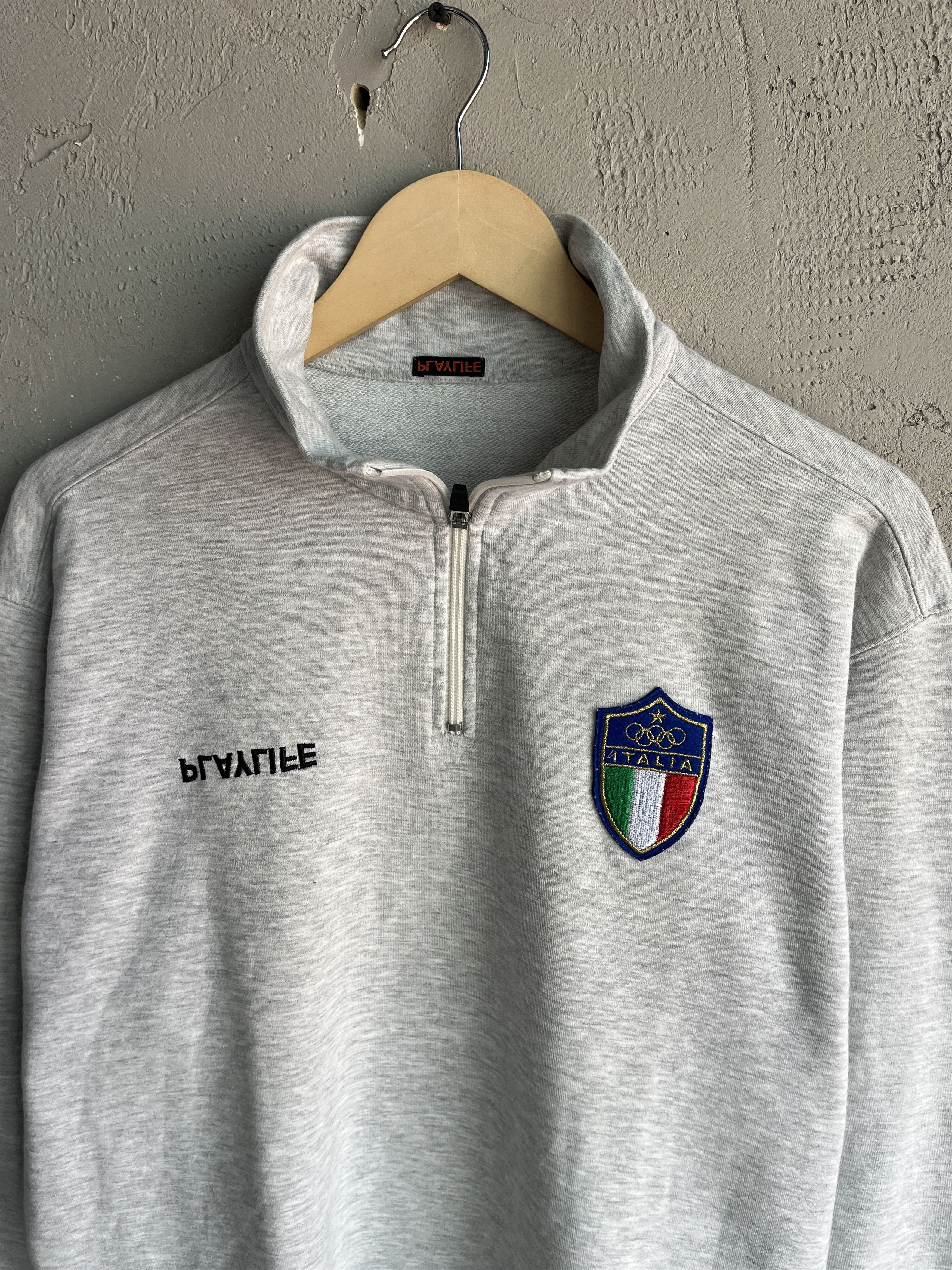 Vintage Playlife Italy Olympics Team 2000 Sydney Sweatshirt 1/4 Zip Size US M / EU 48-50 / 2 - 2 Thumbnail