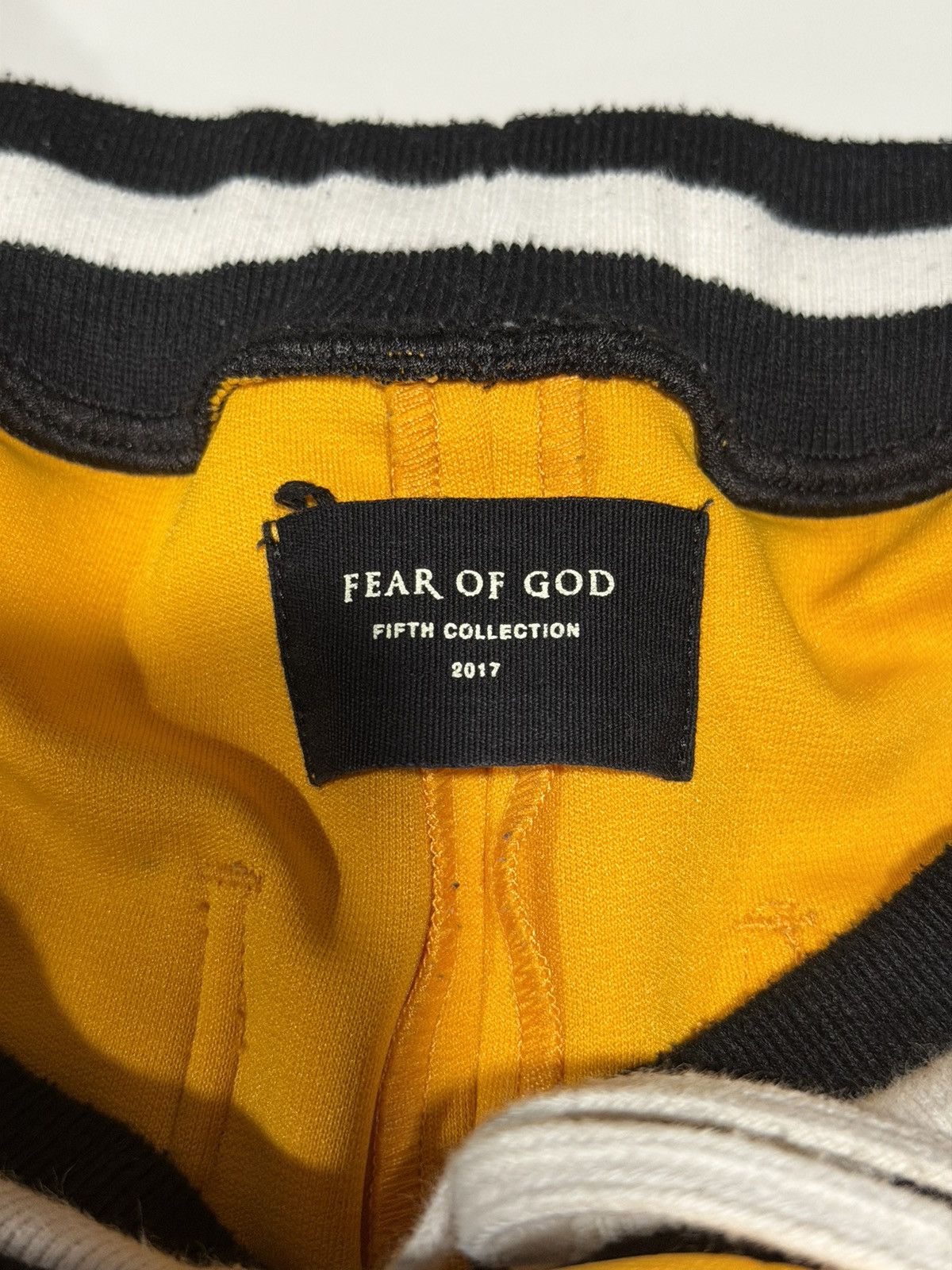 Fear of God Fear of God Fifth Collection 2017 Rare Yellow Track Pants XL Size US 32 / EU 48 - 11 Thumbnail