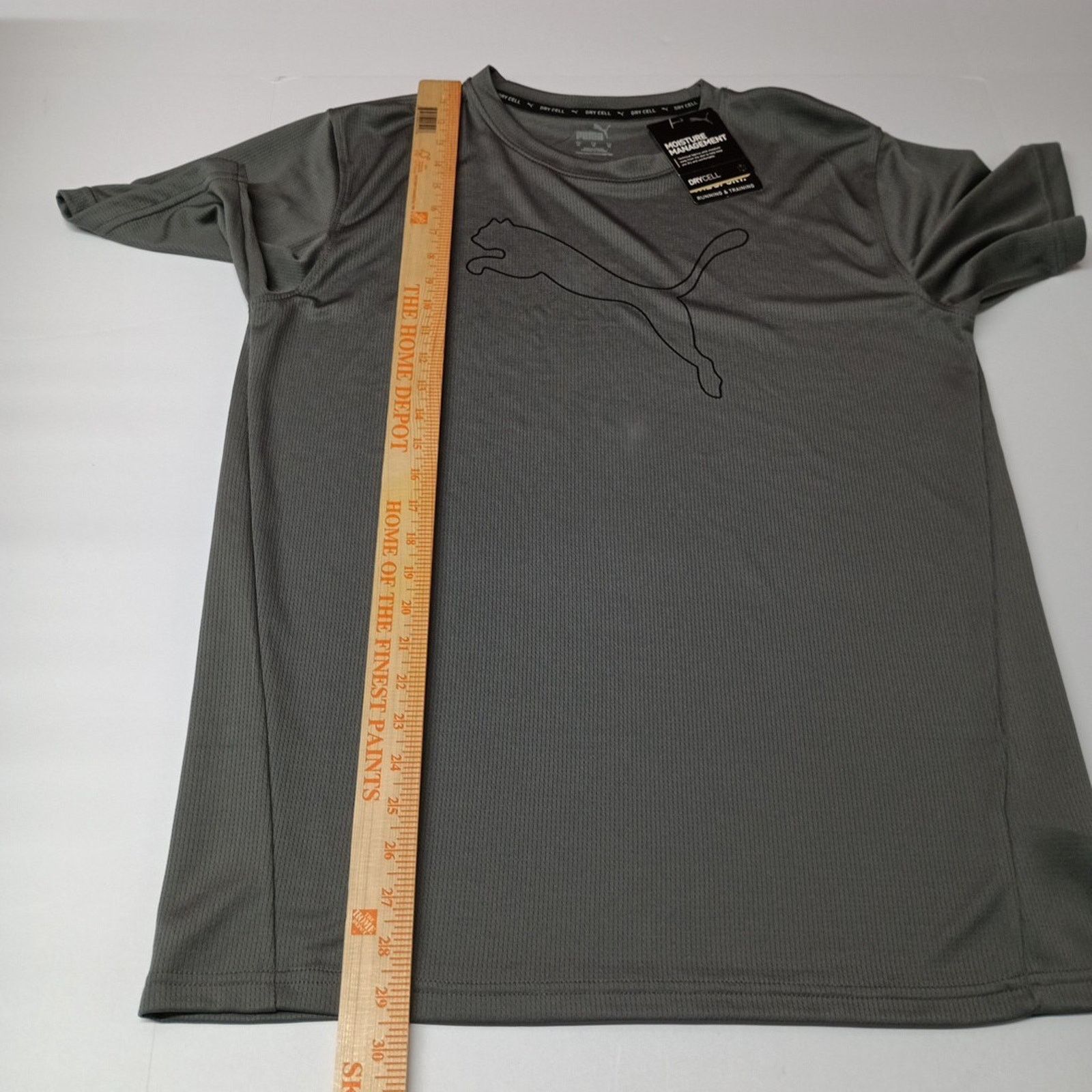 Puma Puma Gray Dry Cell Performance Tee Shirt Men’s M Medium NWT Size US M / EU 48-50 / 2 - 6 Thumbnail