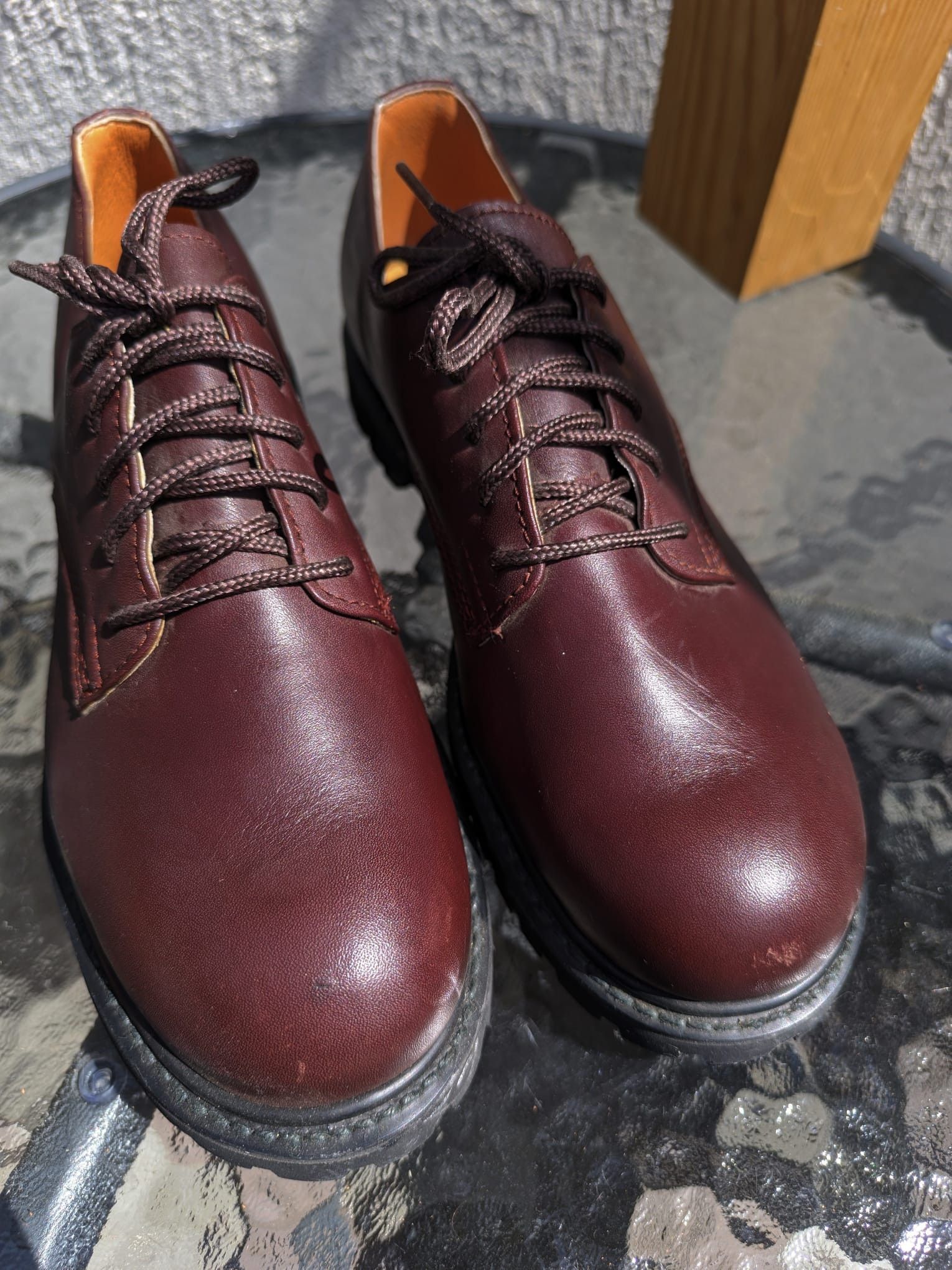 Seditionaries × Vintage chunky leather derby shoes vintage grinders england punk Size US 10 / EU 43 - 4 Thumbnail