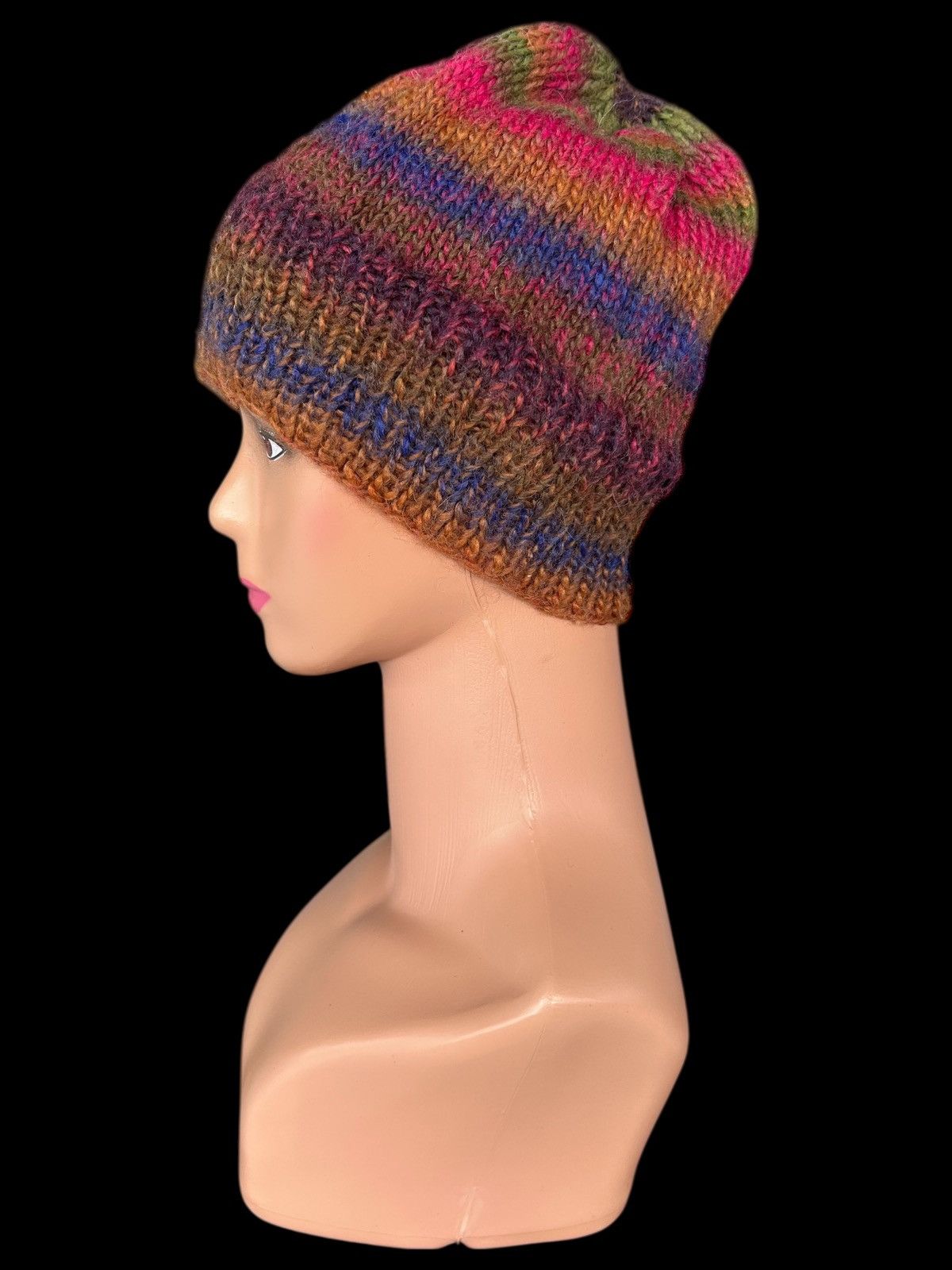 Japanese Brand × Kapital × Vintage Crochet Knitted Handmade hairy Beanie Hats Size ONE SIZE - 1 Thumbnail