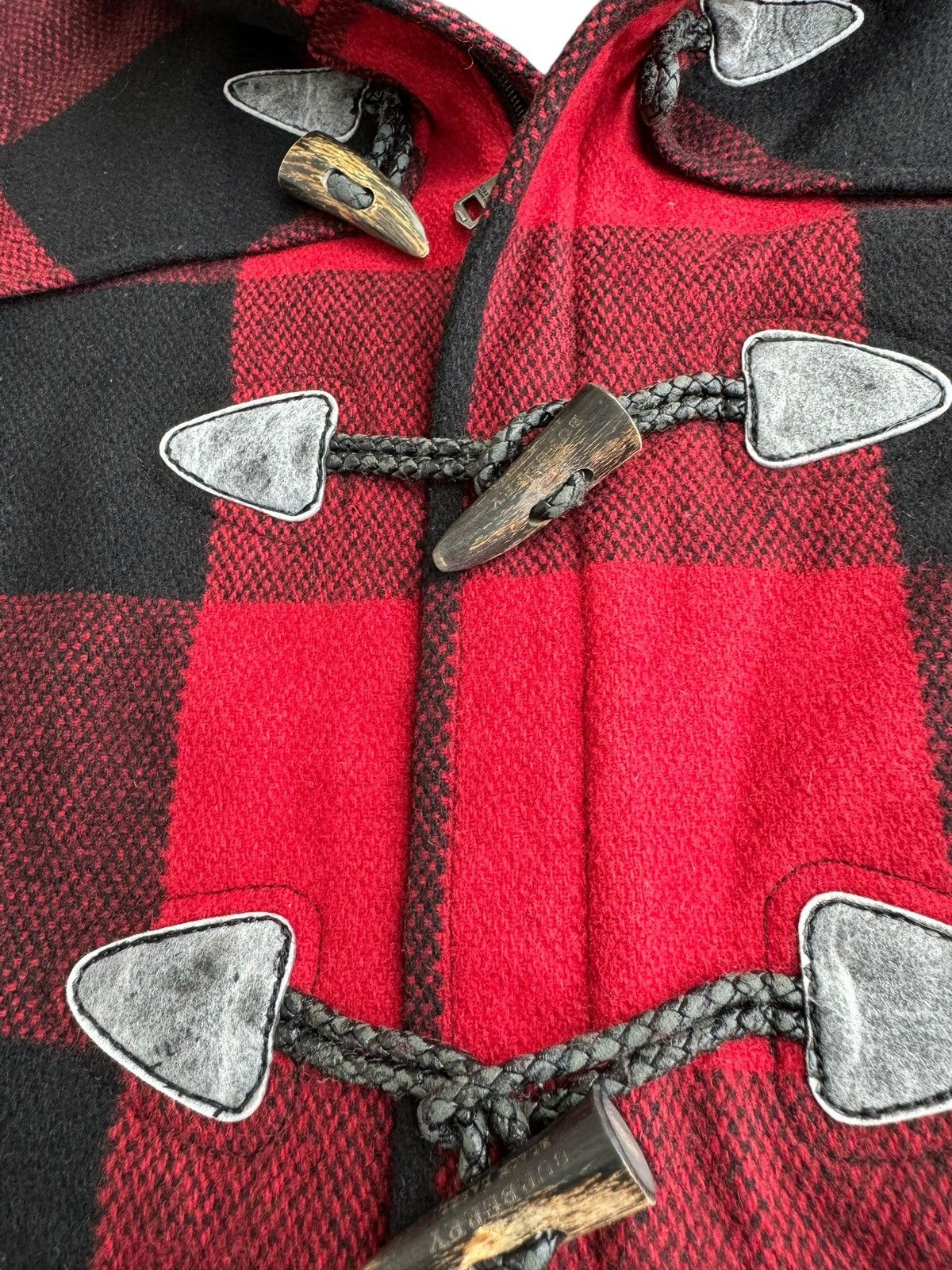 Burberry ⚡️⚡️Burberry Black Label Duffle Coat Red Plaid Jacket Size M / US 6-8 / IT 42-44 - 9 Thumbnail
