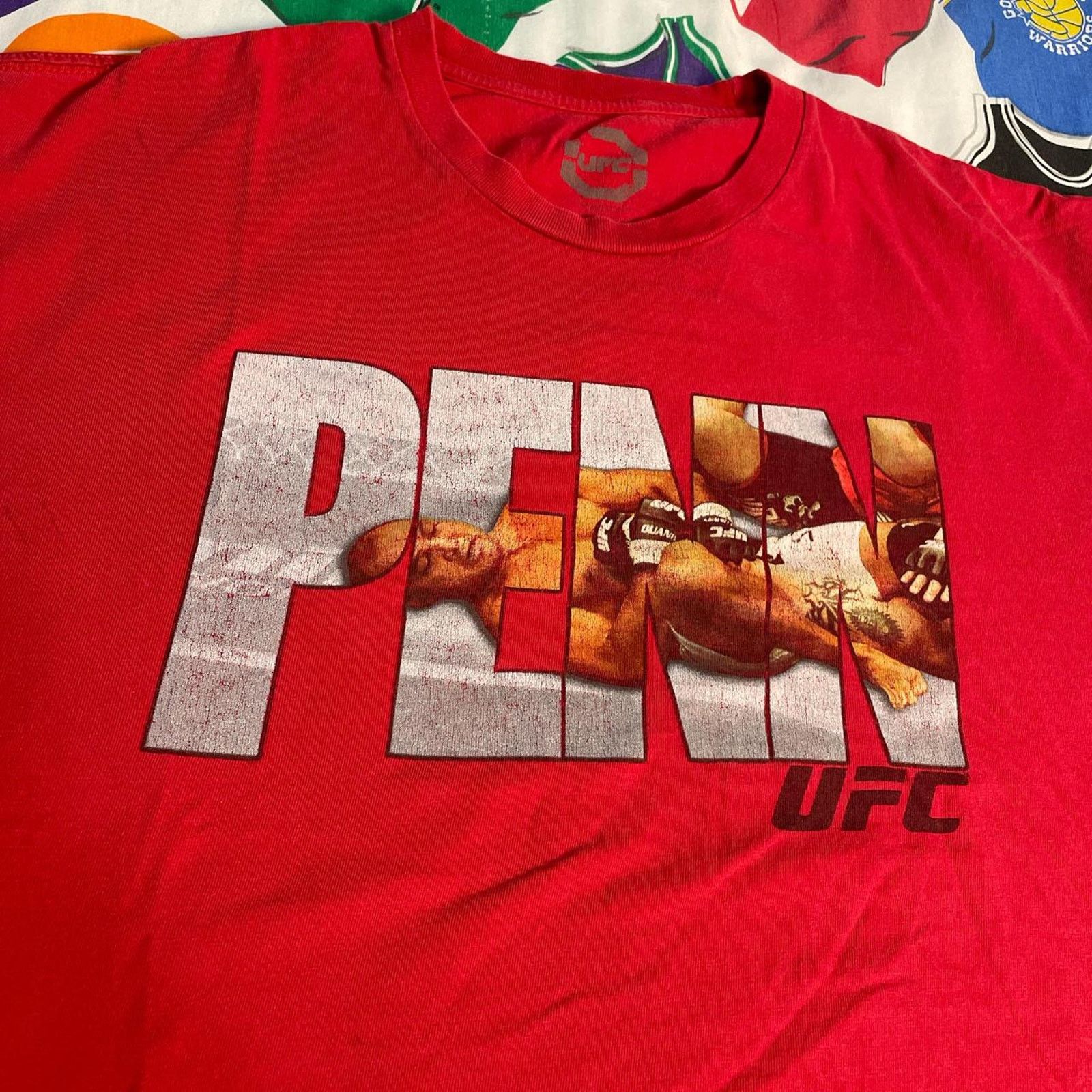 UFC × Vintage Y2K UFC BJ Penn Hawaiian Fighter Merch PPV Tee Size US L / EU 52-54 / 3 - 3 Thumbnail