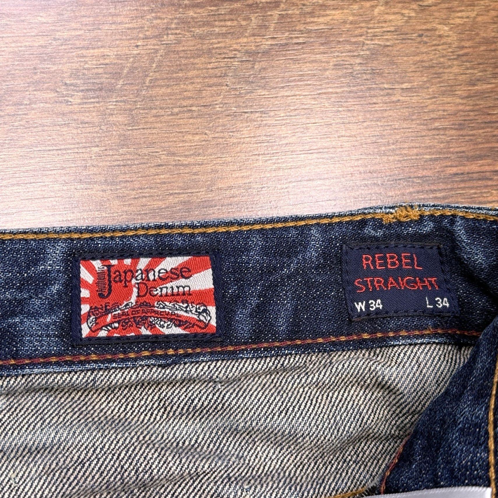 Cult Of Individuality Cult Of Individuality Rebel Straight Jeans Mens 34x34 Denim Distressed Blue 5-Pocket USA Grunge Vintage No Size US 34 / EU 50 - 5 Thumbnail