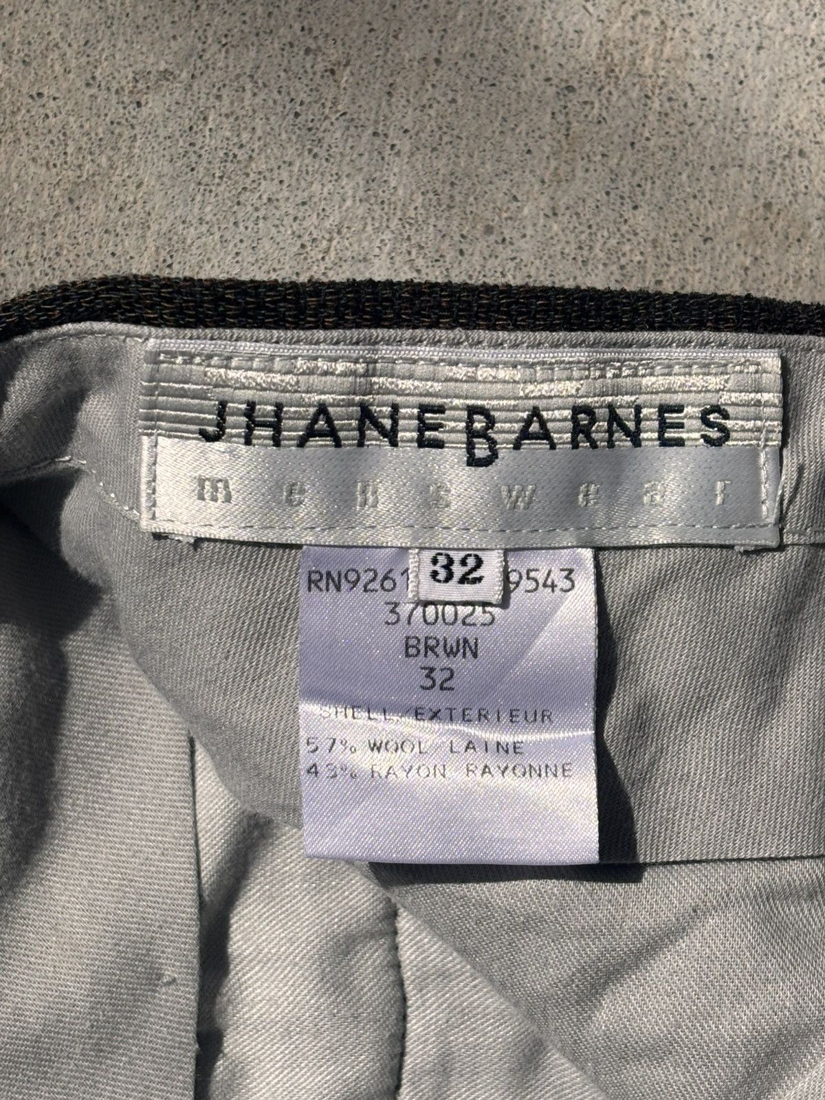 Japanese Brand Vintage Japanese Wool / Rayon Blend Suiting Pants Size US 32 / EU 48 - 8 Thumbnail