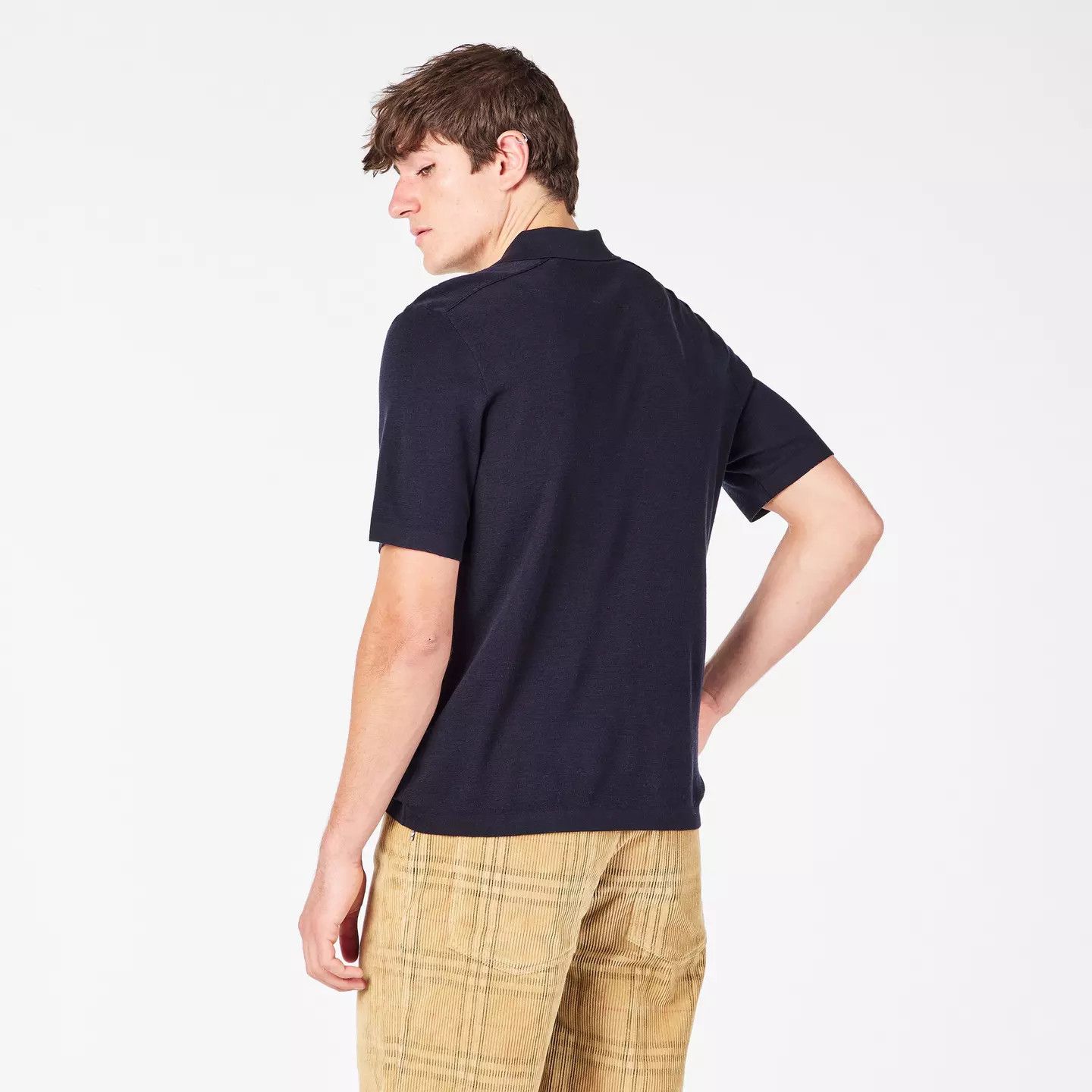 Burberry o1g2r1mq0426 Knitted Short Sleeve Polo Shirt in Navy Size US M / EU 48-50 / 2 - 4 Thumbnail