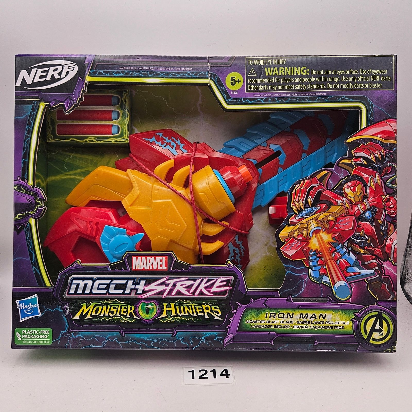 NEFF NERF MARVEL AVENGERS MECH STRIKE MONSTER HUNTERS IRON MAN Size ONE SIZE - 1 Thumbnail