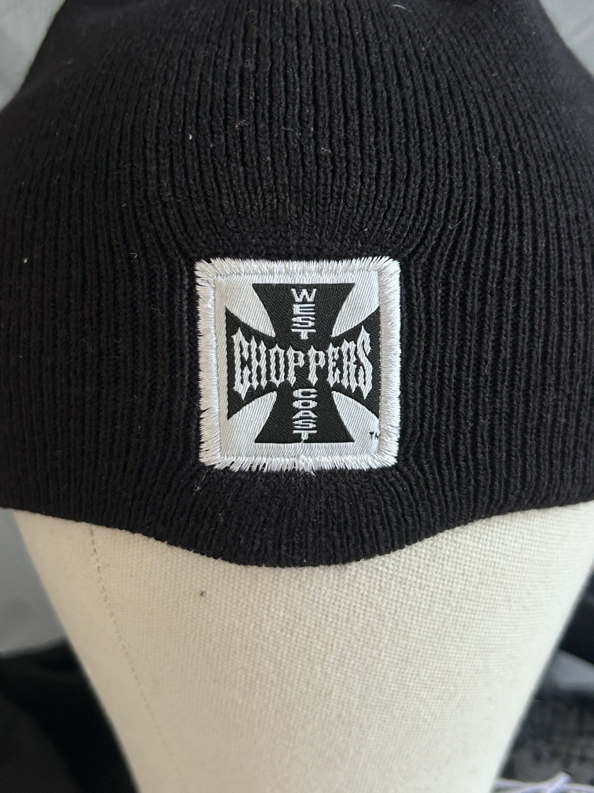 West Coast Choppers West Coast Chopper Embroidery Beanie Size ONE SIZE - 3 Thumbnail