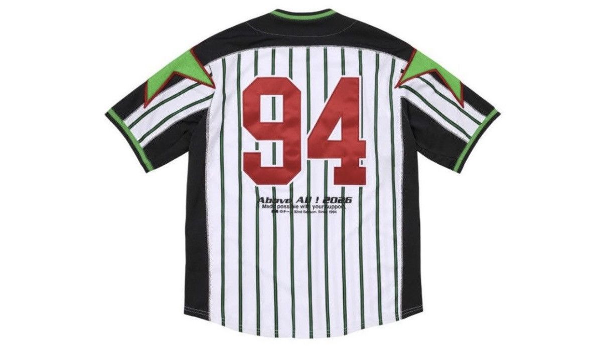 Supreme SUPREME MISFITS WHITE BASEBALL JERSEY Size US XL / EU 56 / 4 - 2 Thumbnail