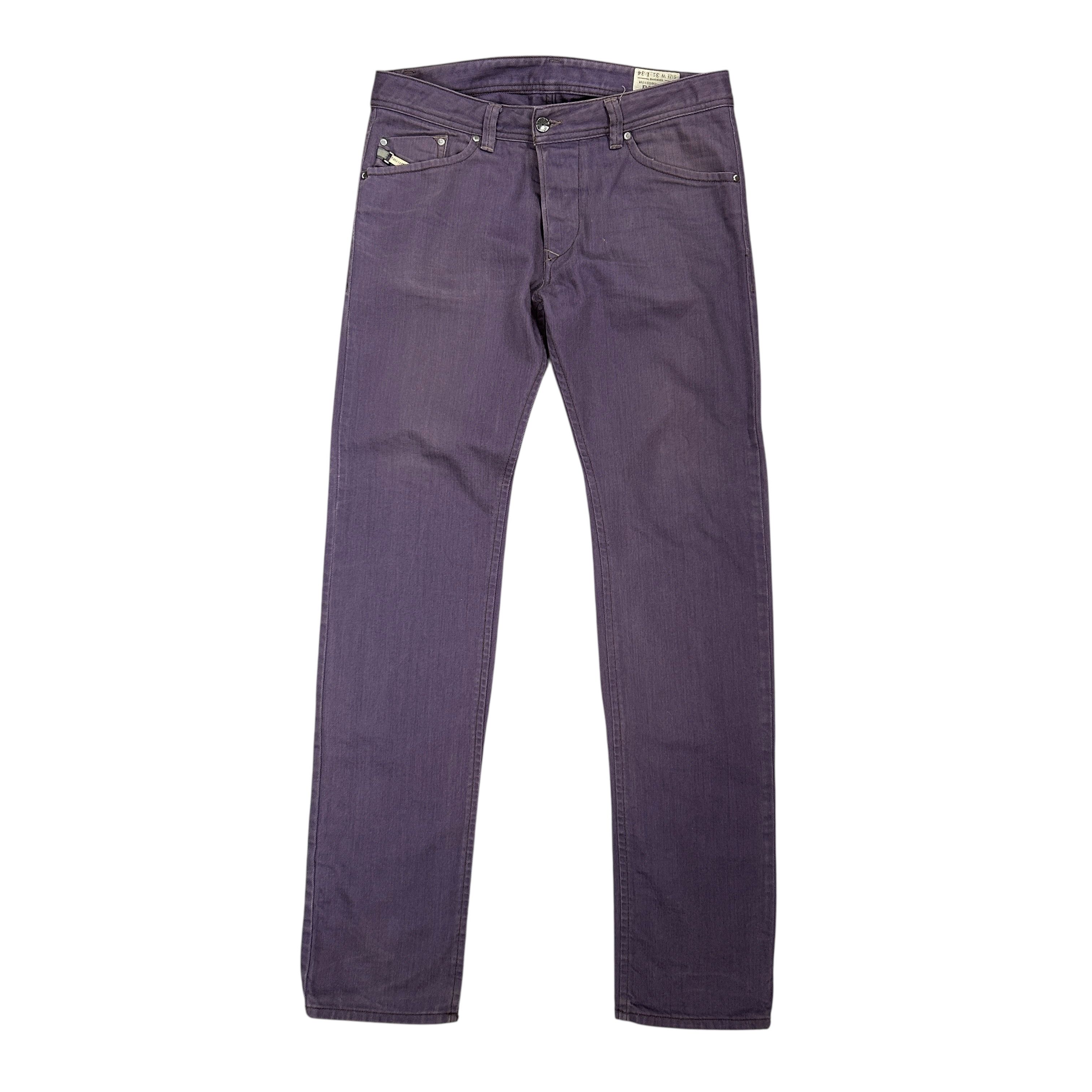 Diesel Darron Regular Slim Tapered Purple Denim Jeans W31L34