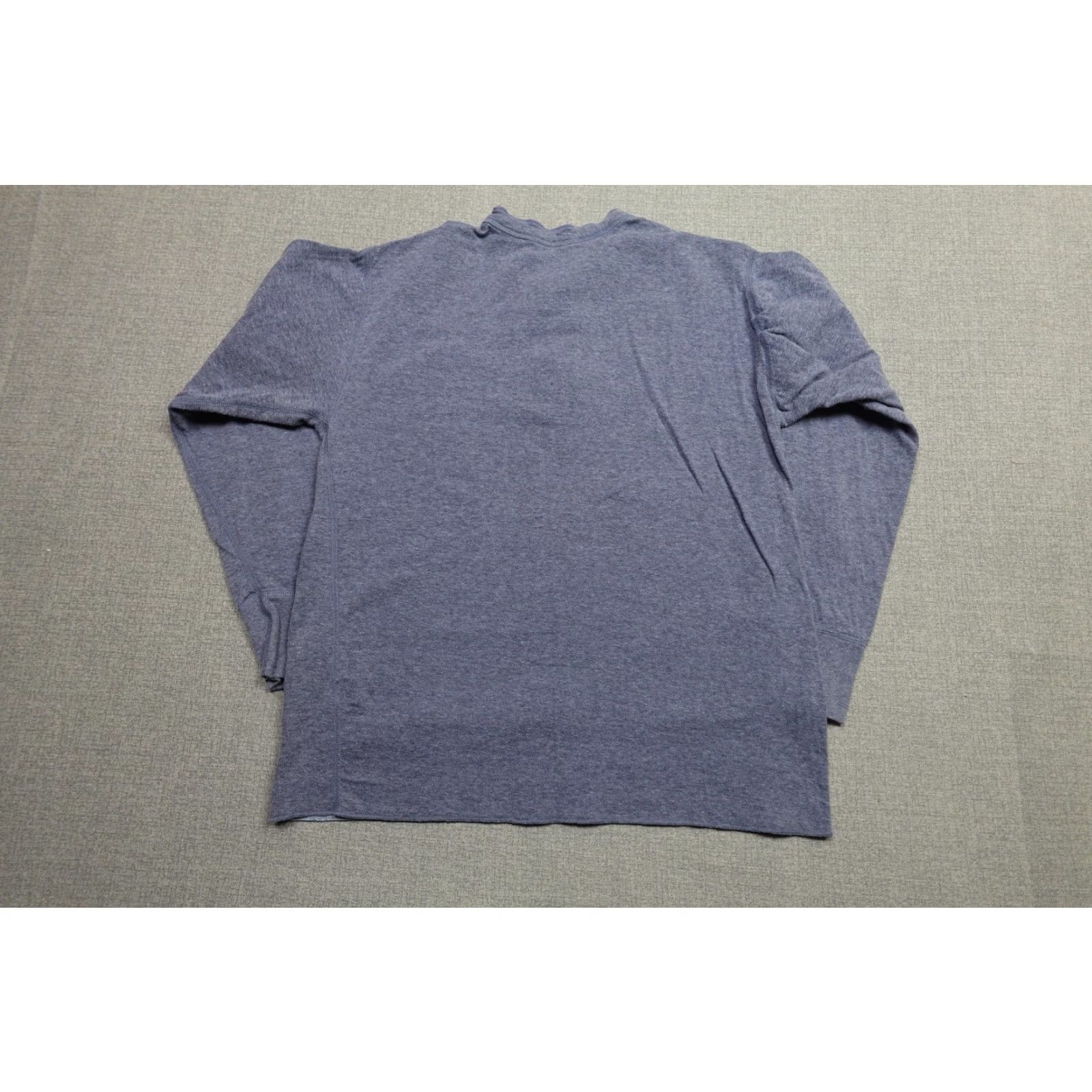 Vintage L.L. Bean Henley Shirt Mens L Blue Wool Blend Long Sleeve Traditional Fit Size US L / EU 52-54 / 3 - 4 Thumbnail