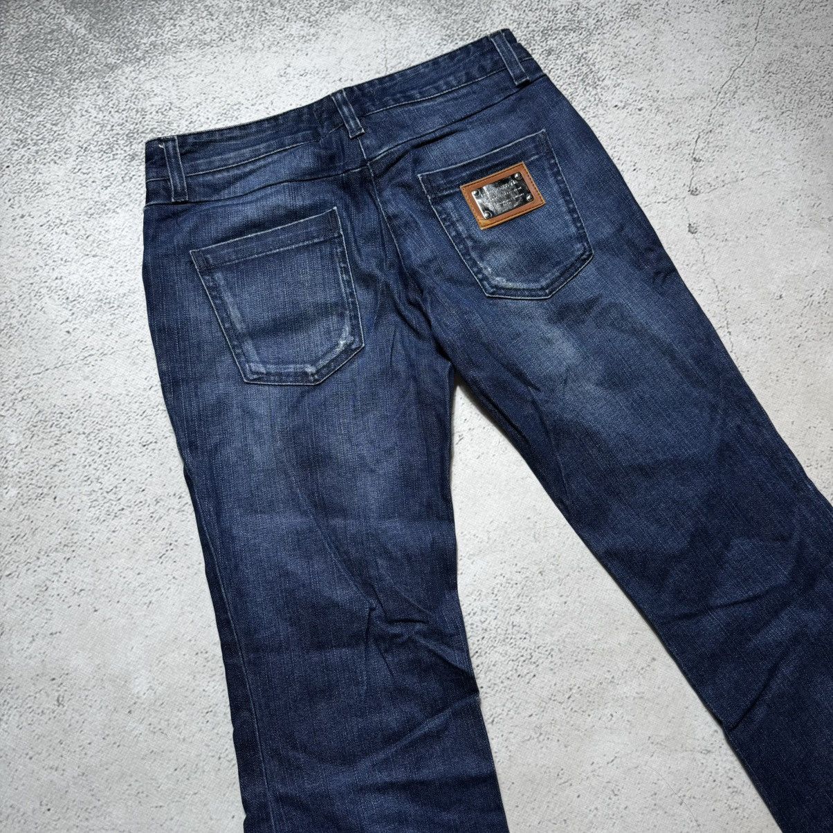 Dolce & Gabbana flared bootcut dolce gabbana jeans y2k with big metal logo Size 26" / US 2 / IT 38 - 2 Thumbnail