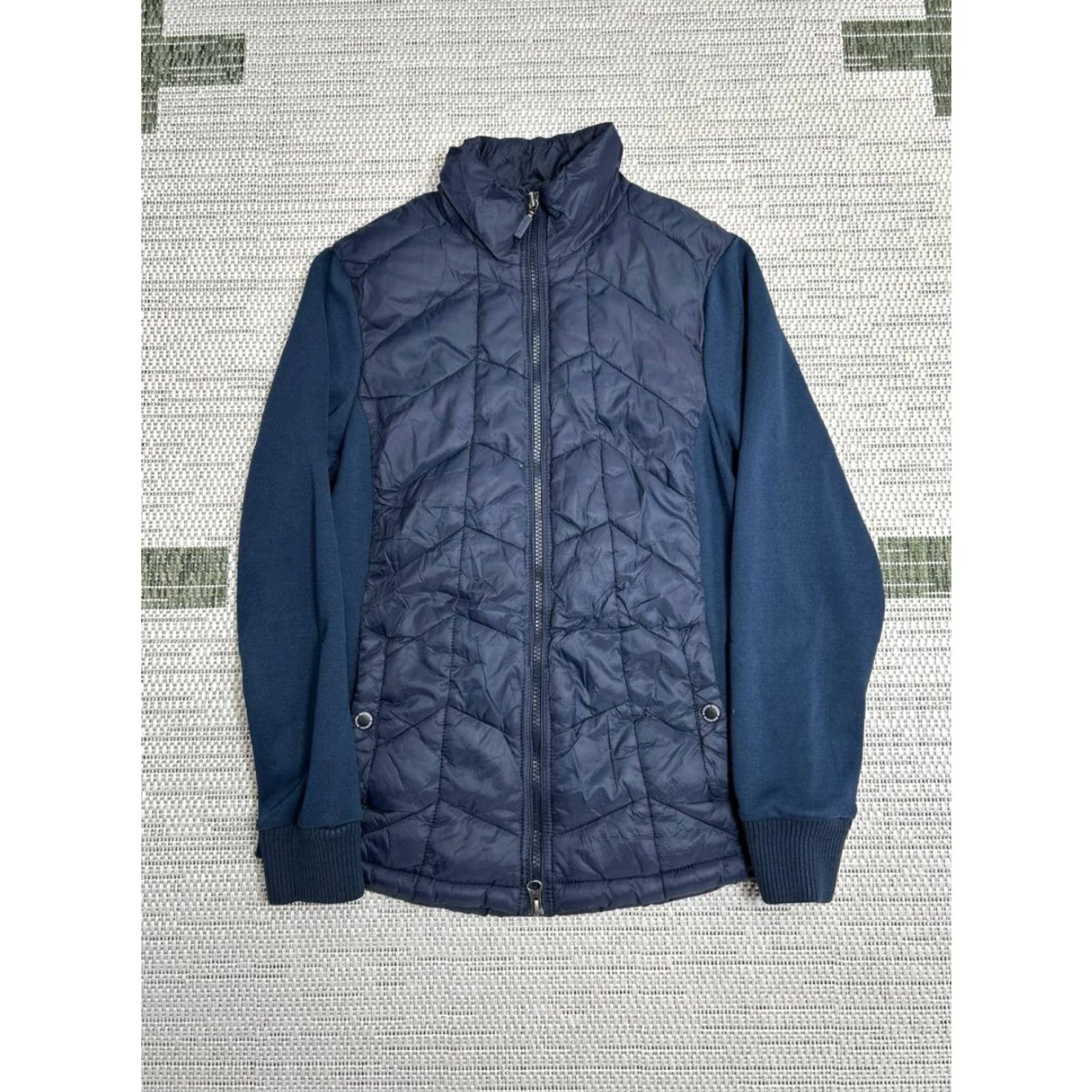 Barbour Barbour Winifred Sweat Quilted Fibre Down Puffer Jacket Womens 6 Blue Insulated Jacket Size M / US 6-8 / IT 42-44 - 2 Thumbnail