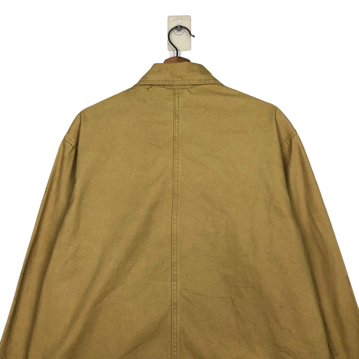 Vintage Rich Yellow Chore Work Jacket H&M Multi Pocket Issey Miyake Size US S / EU 44-46 / 1 - 10 Thumbnail