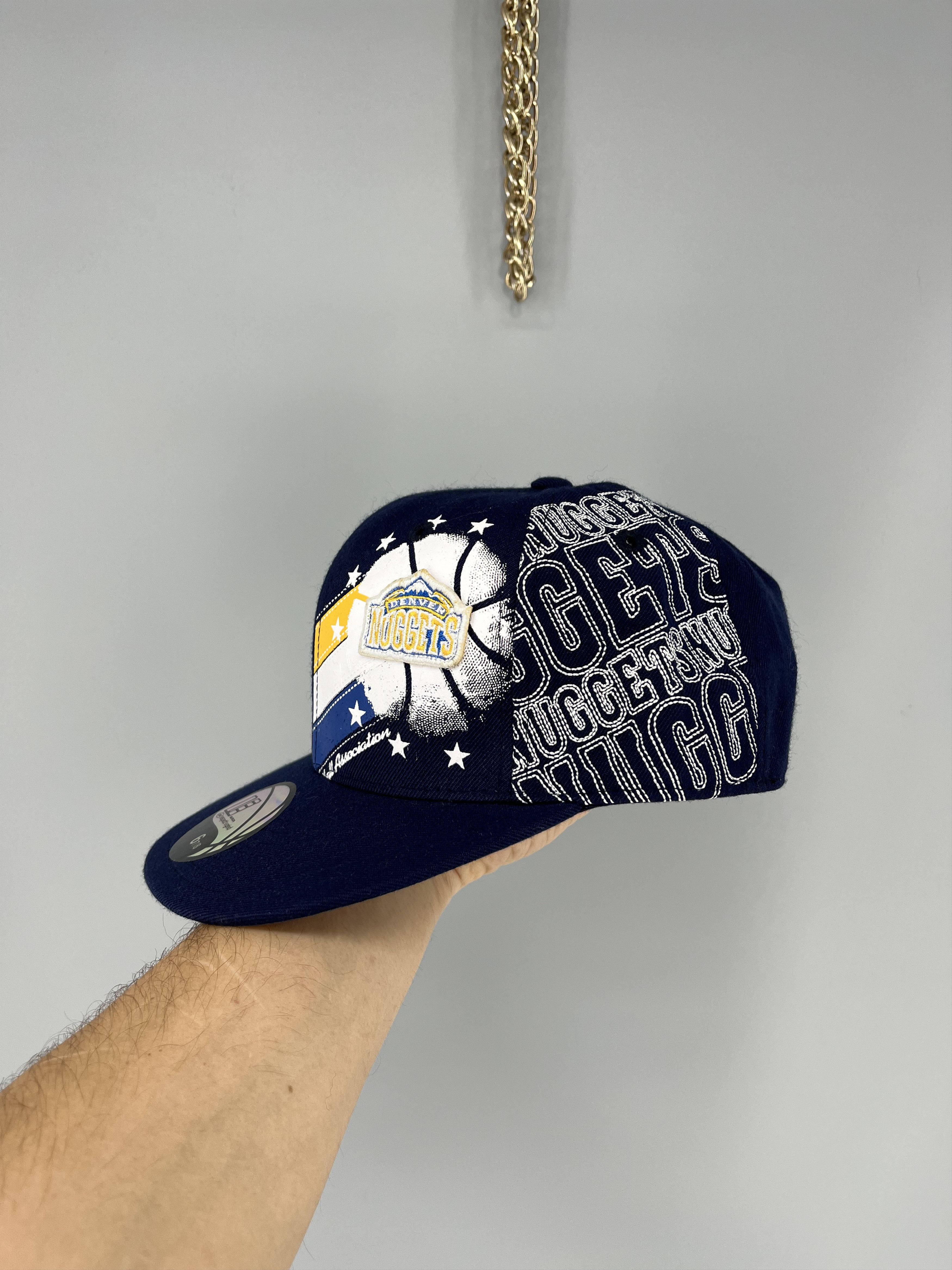 NBA Vintage Y2K Denver Nuggets NBA Rare Wool SnapBack Hat Size ONE SIZE - 2 Thumbnail