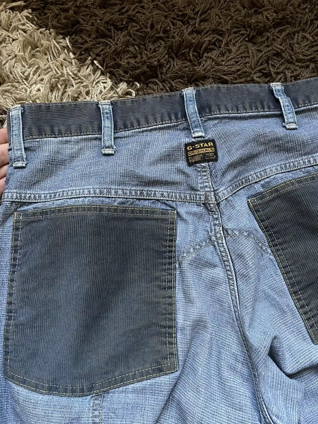 G-Star × Japanese Brand × Vintage Vintage G-star Y2K double knee denim pants Japan style Size US 34 / EU 50 - 4 Thumbnail