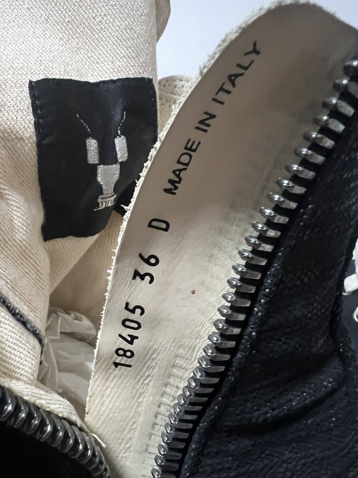 Rick Owens Drkshdw Rick owens drkshdw so cunt ramones hi top sneaks Size US 6 / IT 36 - 9 Thumbnail