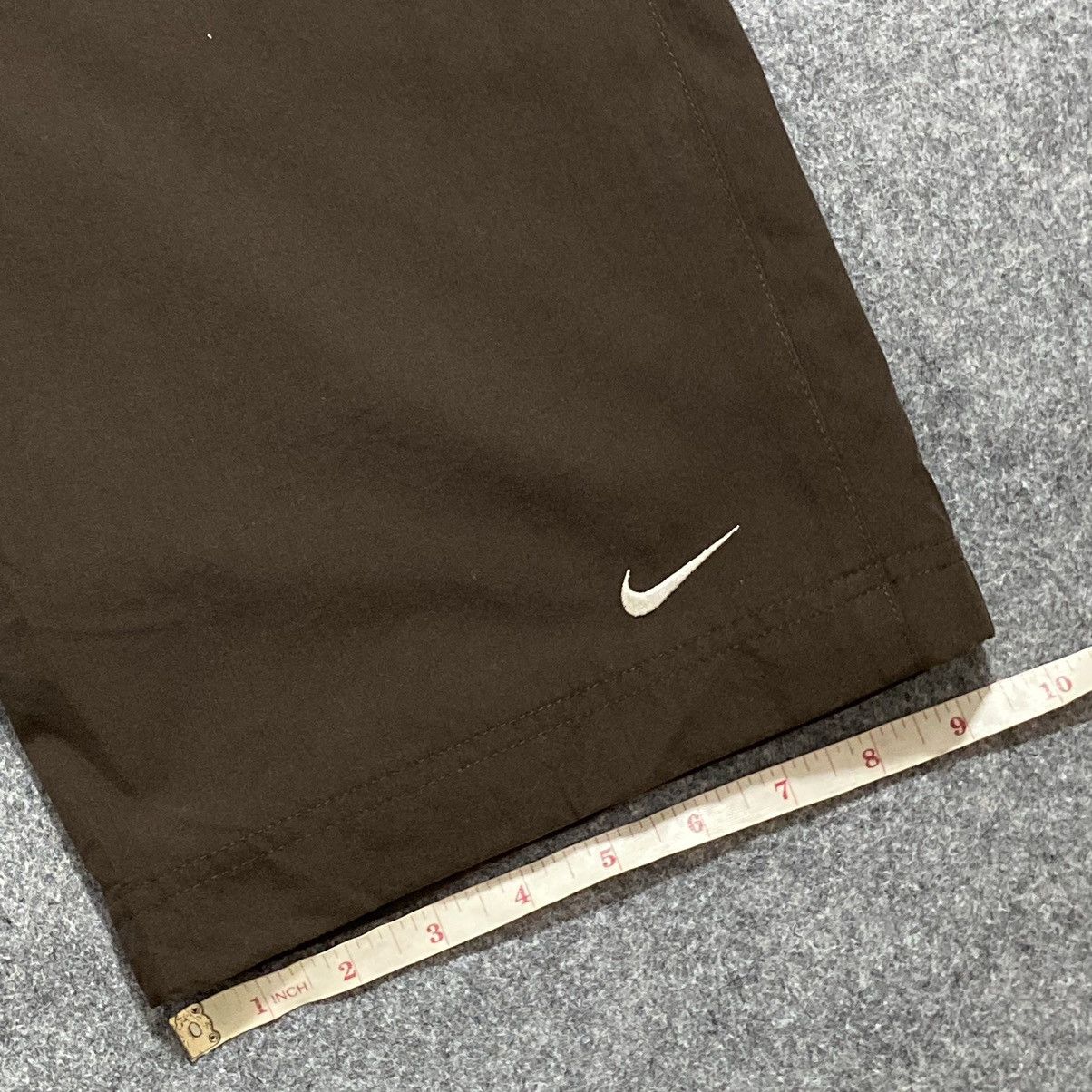 Nike × Vintage 2 item Nike Brown Pants Nylon 00s Swoosh Size US 36 / EU 52 - 14 Thumbnail