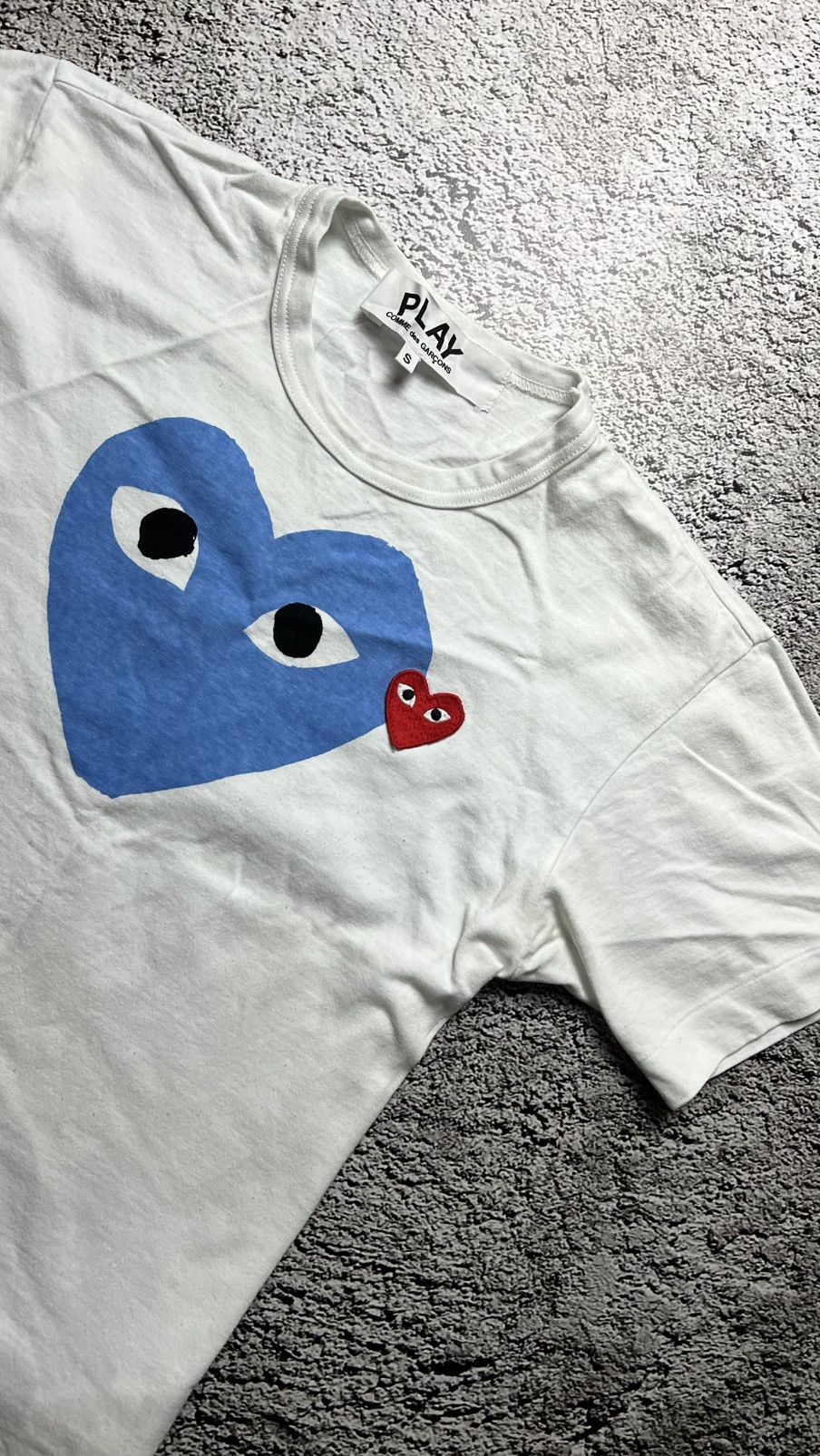 CDG by Comme des Garcons CDG Comme des Garsons play big logo tee Size US S / EU 44-46 / 1 - 2 Thumbnail