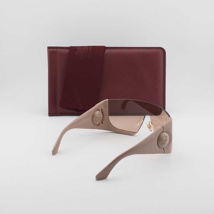 Etro Etro ETROMACARON 0FWM 2S Sunglasses Nude Shield Frame Size ONE SIZE - 12 Thumbnail