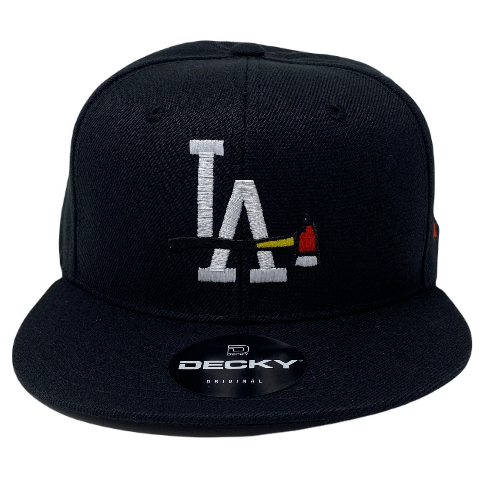 Other Los Angeles LA Axe Snapback Hat All Black Size ONE SIZE - 5 Thumbnail