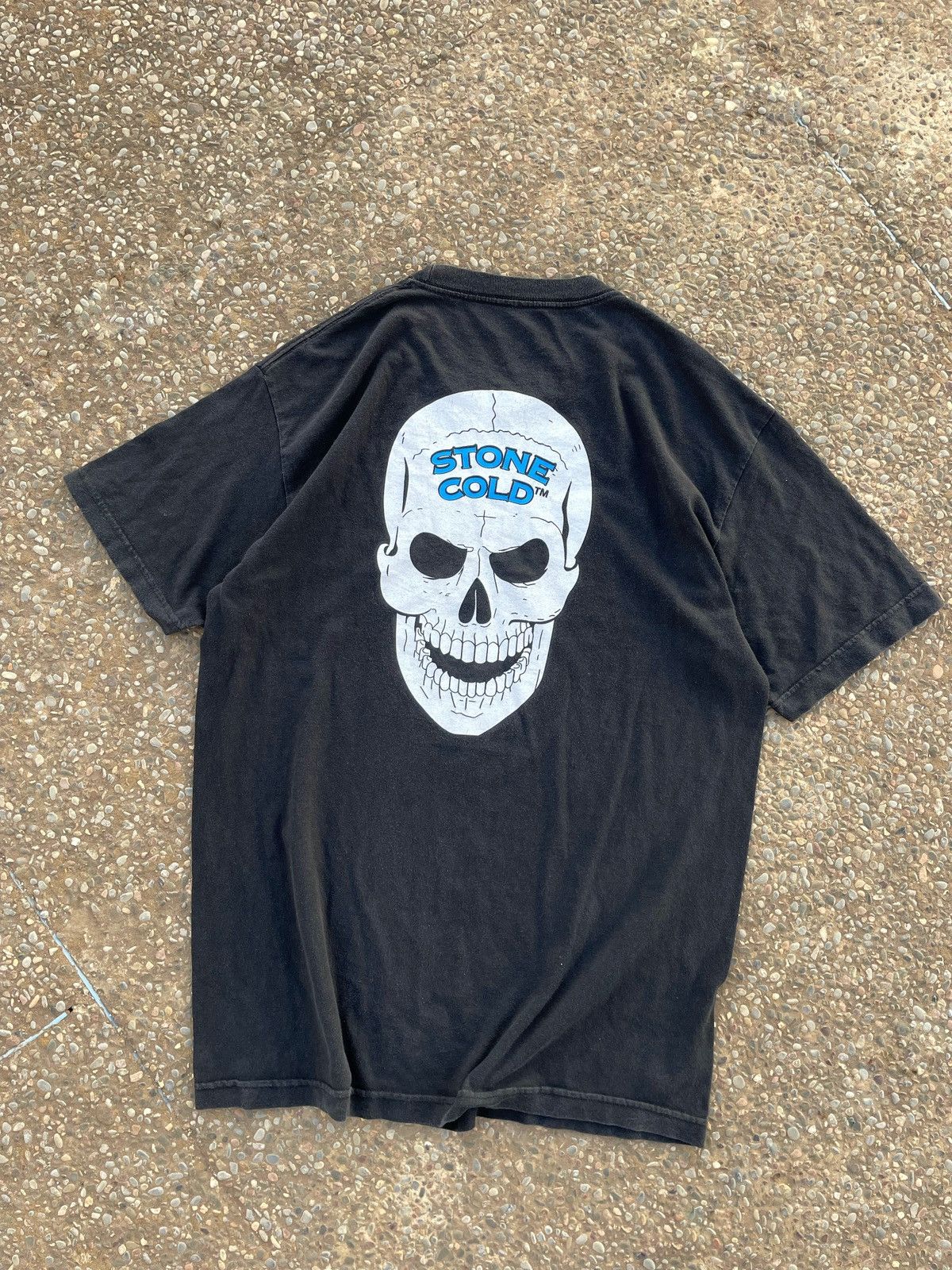 WWE Vintage Steve Austin Stone Cold Perfect Fade Tshirt Size US L / EU 52-54 / 3 - 2 Thumbnail