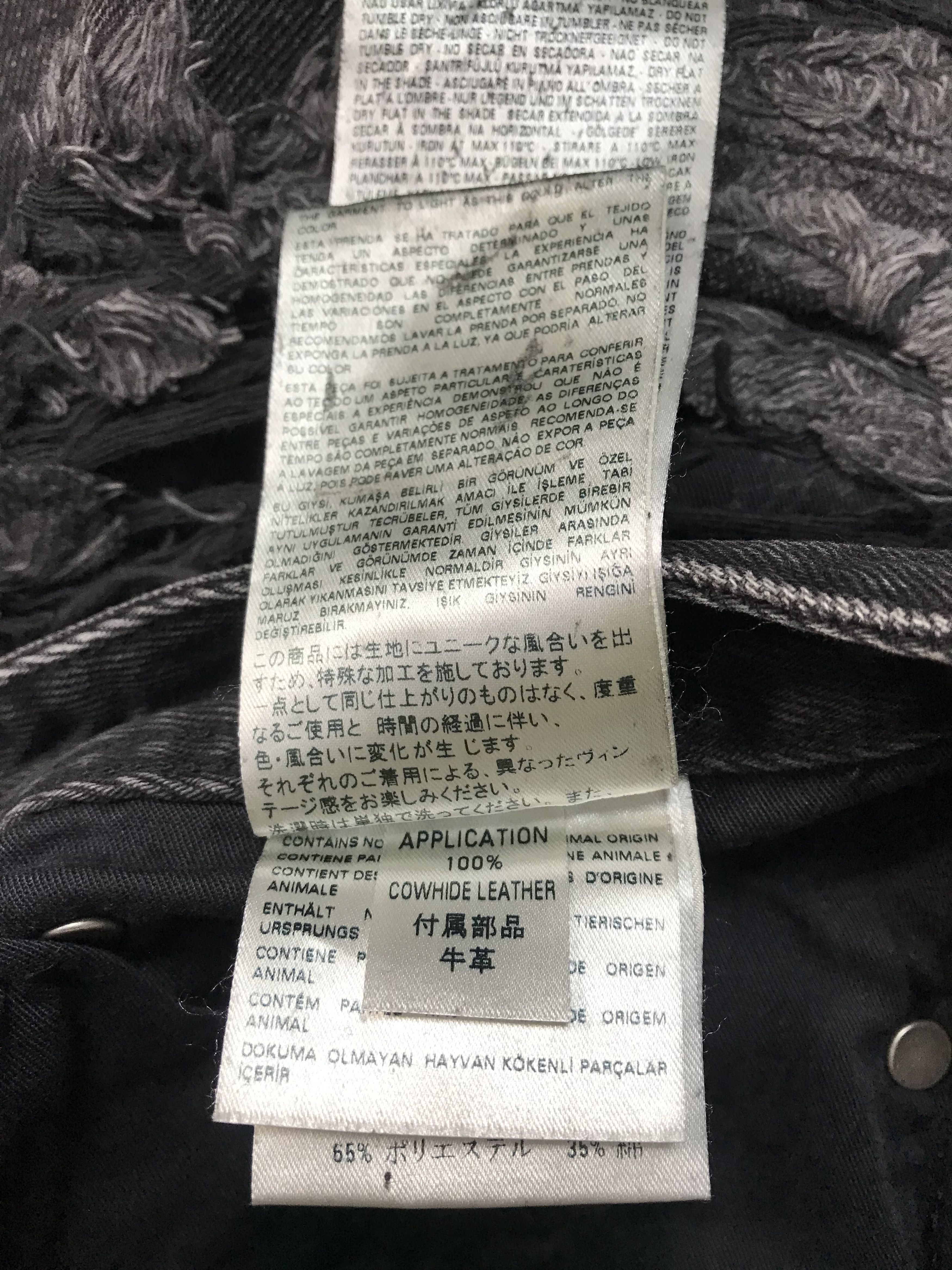 Diesel Diesel Black Gold Denim Black Distressed Denim Skinny Cut Size US 34 / EU 50 - 11 Thumbnail