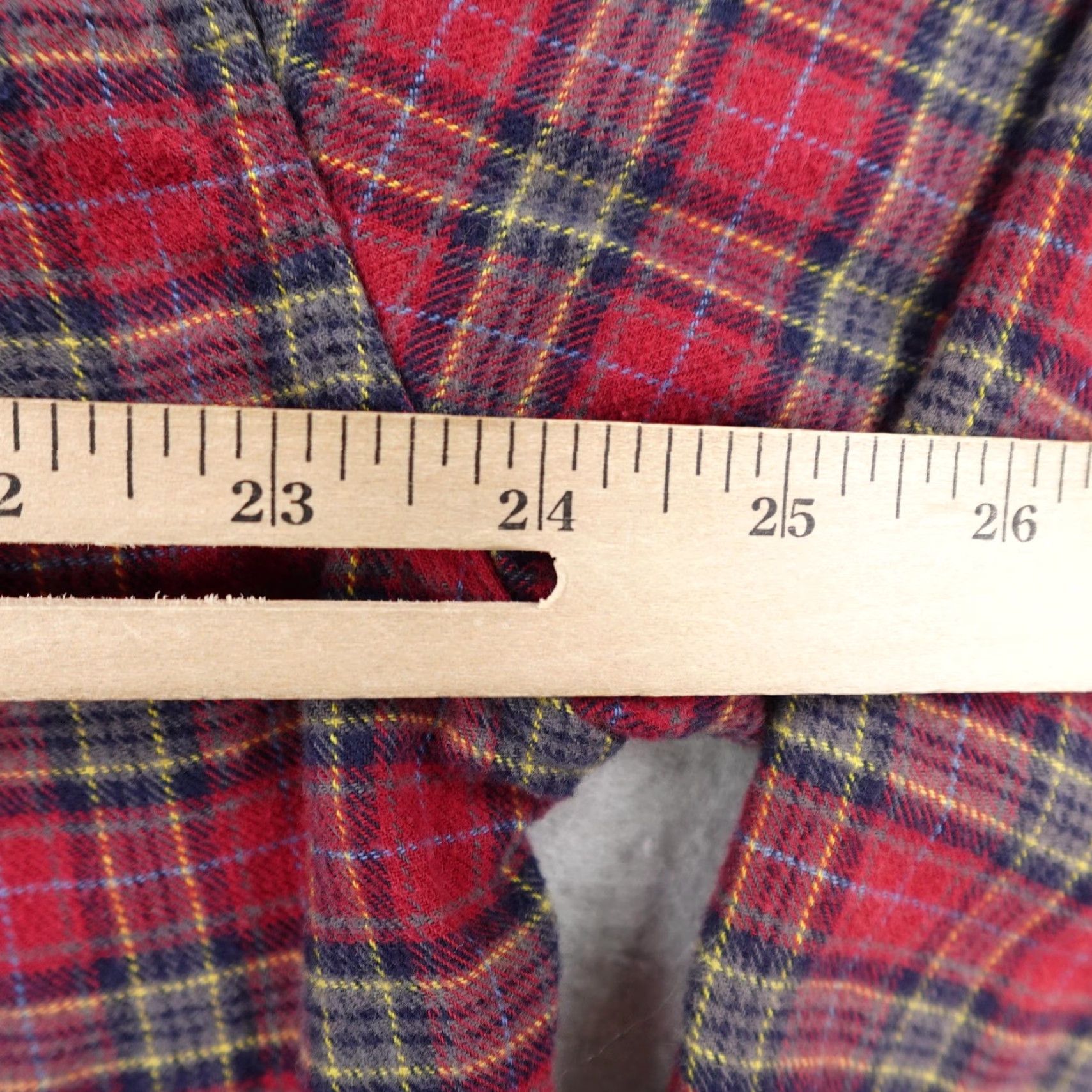 Carbon2Cobalt Carbon 2 Cobalt Red Plaid Flannel Button-Up Shirt Mens XL Long Sleeve Utility Size US XL / EU 56 / 4 - 5 Thumbnail