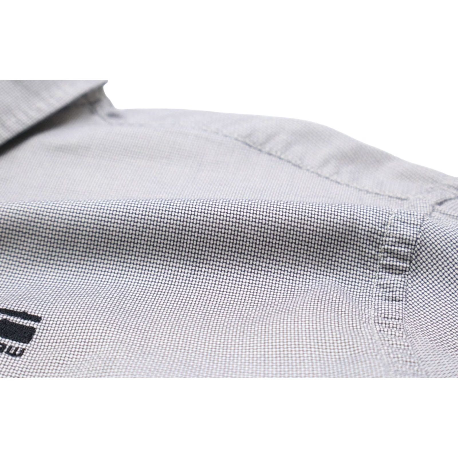 G-Star G-STAR Correct James Shirt Men's 2XL Melange Button Up Embroidery Patched Elbows Size US XXL / EU 58 / 5 - 6 Thumbnail