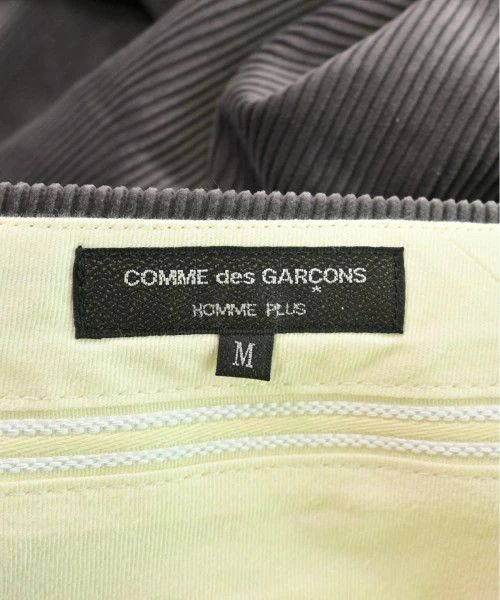 Comme des Garcons Homme Plus Cropped Pants Cotton Zipper Corduroy Pleated Hem Gray Size US 33 - 6 Thumbnail