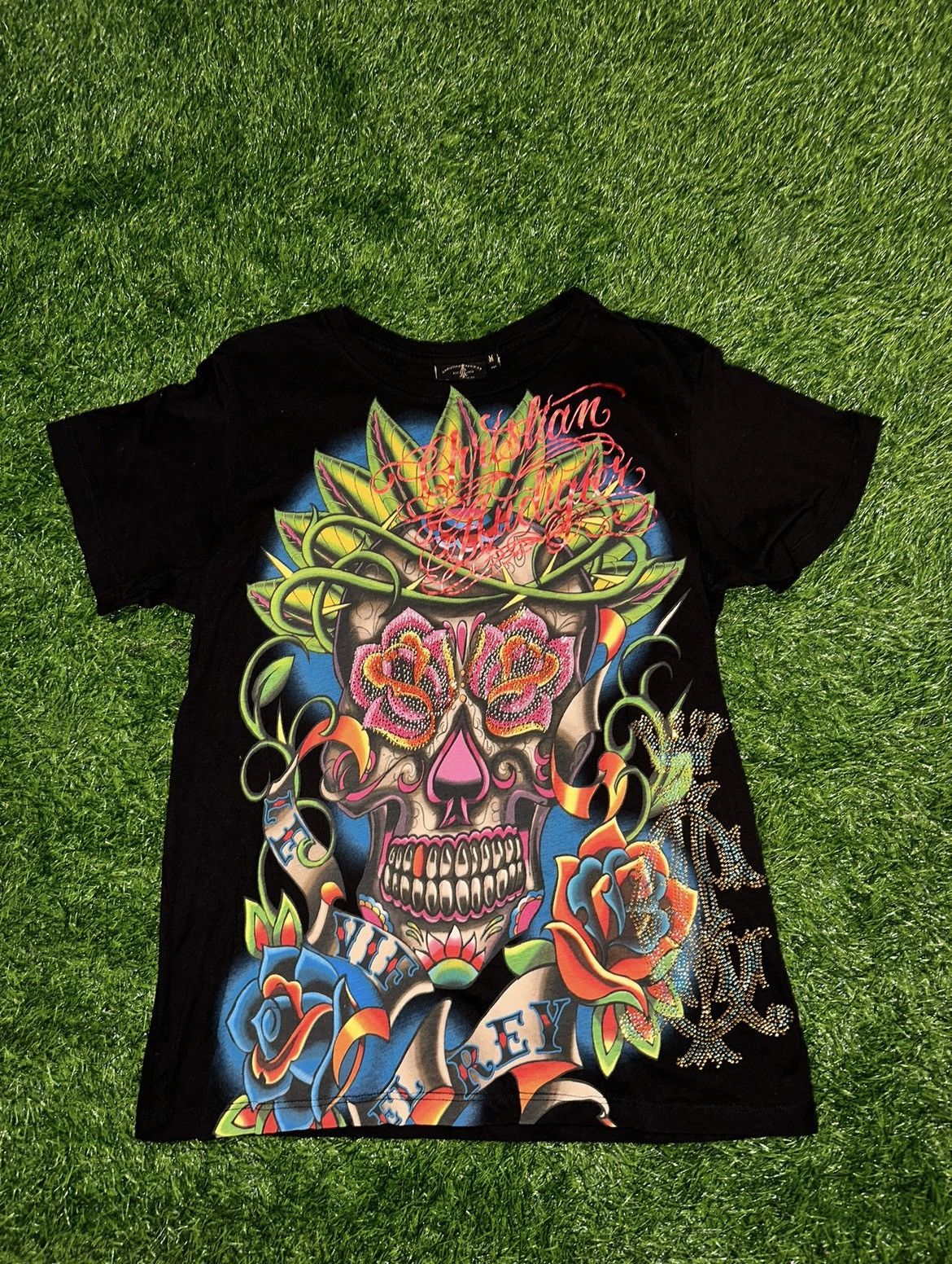 Other Christian Audigier tee shirt size medium Size M / US 6-8 / IT 42-44 - 1 Thumbnail
