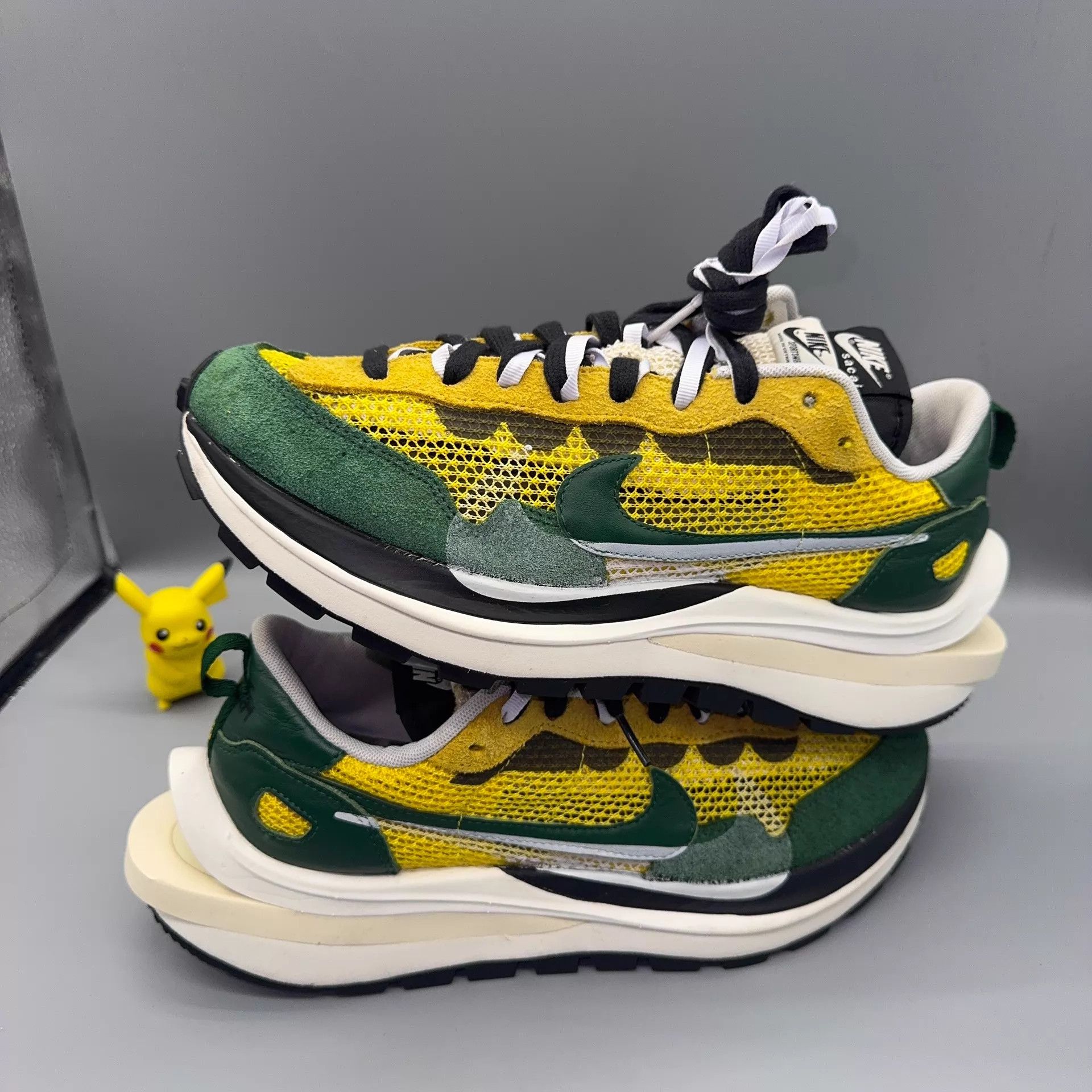 Nike Sacai x Nike VaporWaffle Tour Yellow/Green Size 44 Size US 11 / EU 44 - 5 Thumbnail