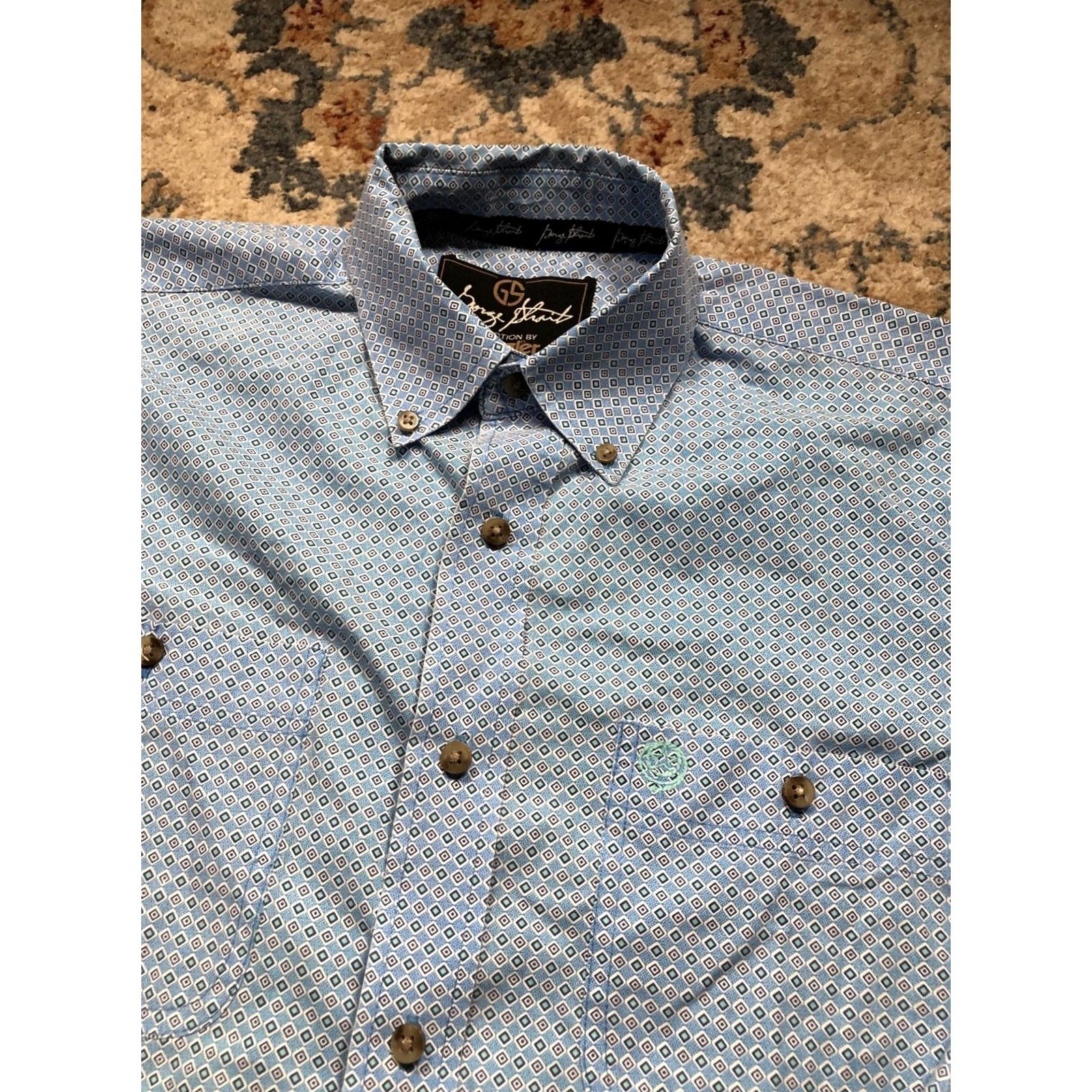 Wrangler VINTAGE Wrangler George Strait Shirt Mens Large Western Snap Front Long Sleeve MGSB445 Size US L / EU 52-54 / 3 - 7 Thumbnail
