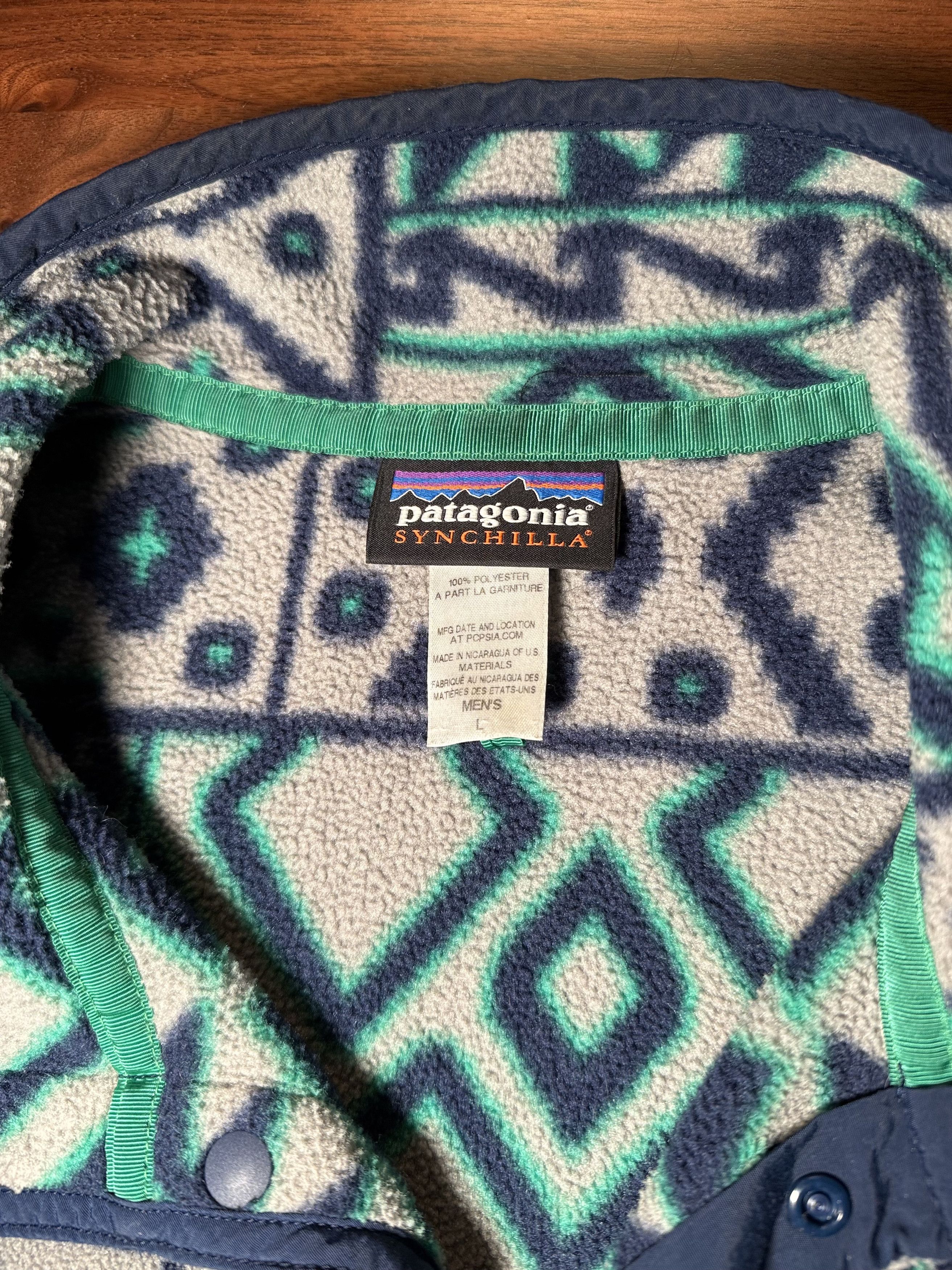 Patagonia Patagonia Synchilla Snap-T Aztec Geo Tribal Fleece Large Size US L / EU 52-54 / 3 - 3 Thumbnail