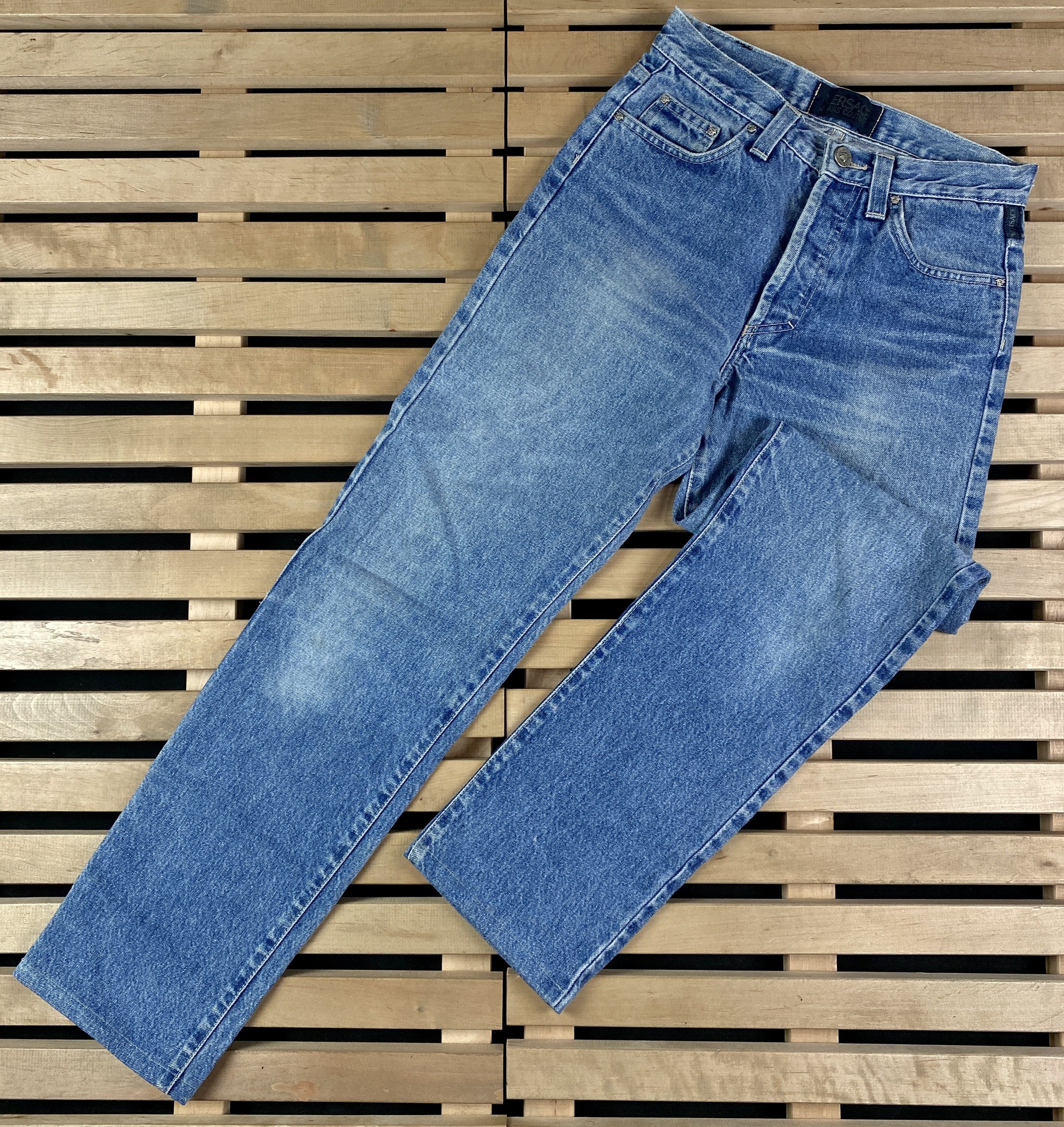 Versace × Versace Jeans Couture Womens Denim Pants Versace Jeans Couture Size 27 Size 27" / US 4 / IT 40 - 1 Thumbnail