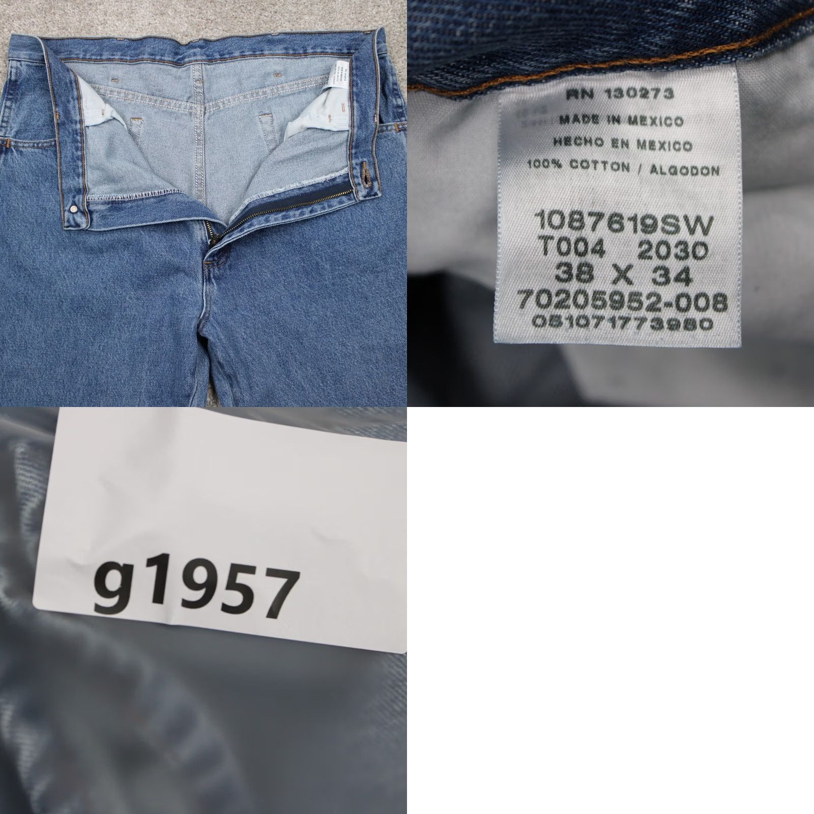 Wrangler Wrangler Rustler Jeans NWT Men 38x34 Blue Regular Fit Heavyweight Denim Straight Size US 38 / EU 54 - 9 Thumbnail