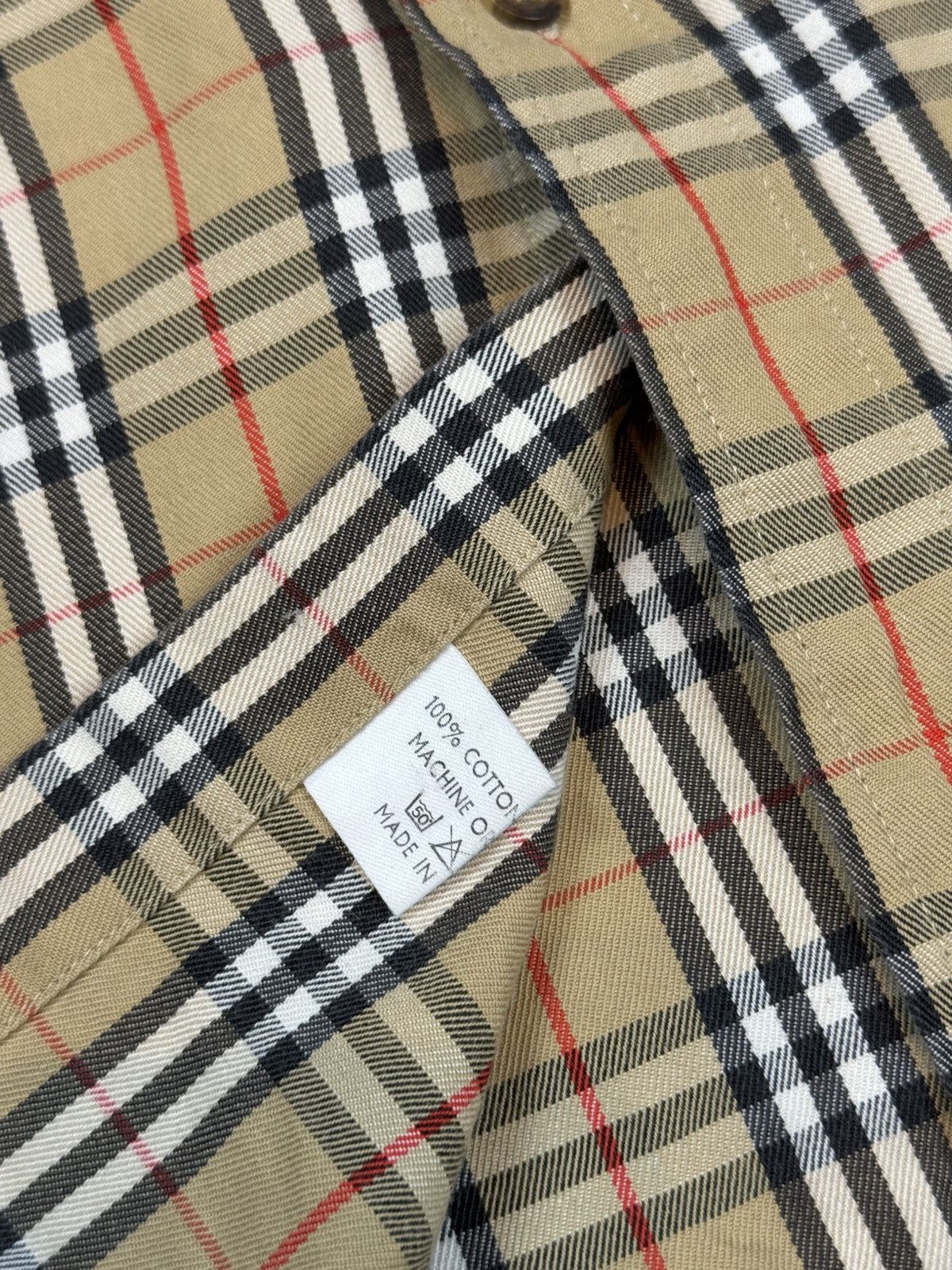 Burberry Classic shirt Burberry Nova Check original luxury item Size US M / EU 48-50 / 2 - 3 Thumbnail