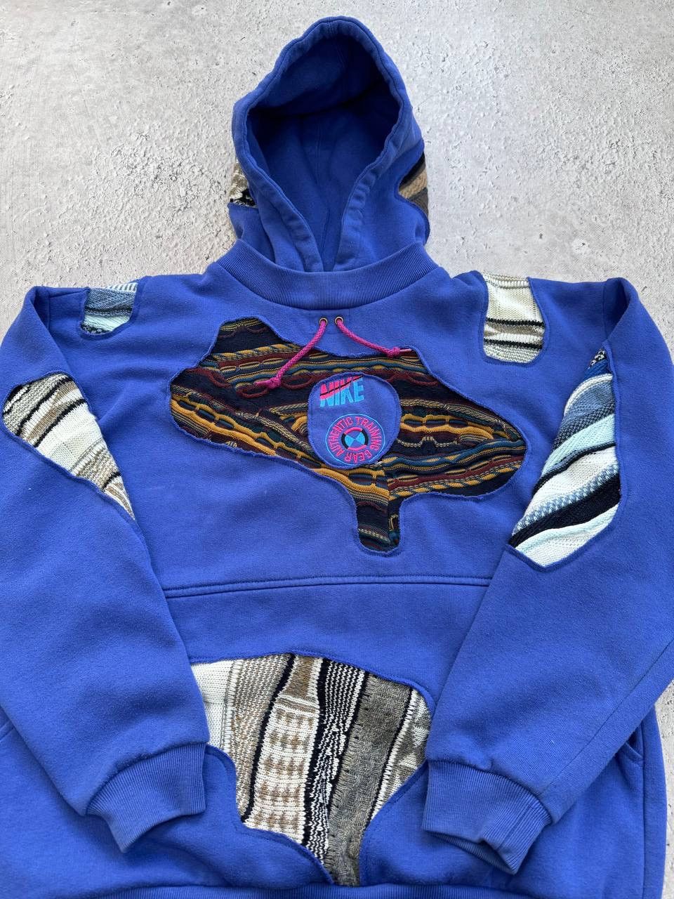 Coogi × Nike Y2K VINTAGE NIKE STREETWEAR REWORKED NIKE HOODIE 90S Size US M / EU 48-50 / 2 - 2 Thumbnail