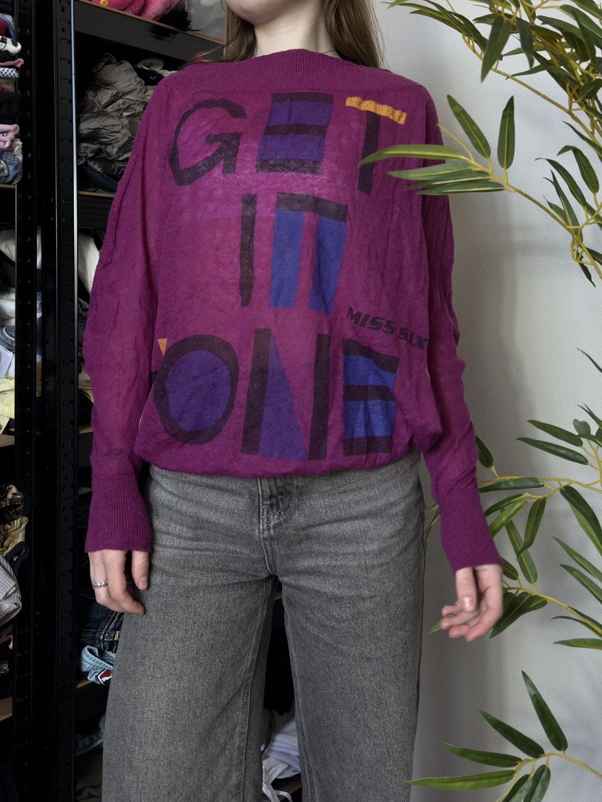 Miss Sixty VINTAGE MISS SIXTY 2000s NESH SWEATER LONG SLEEVE Size XS / US 0-2 / IT 36-38 - 2 Thumbnail