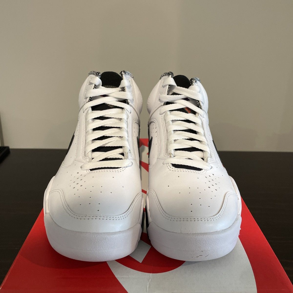 Nike Nike Air Flight Lite 2021 Mid White Black - Size 6.5 Size US 6.5 / EU 39-40 - 3 Thumbnail