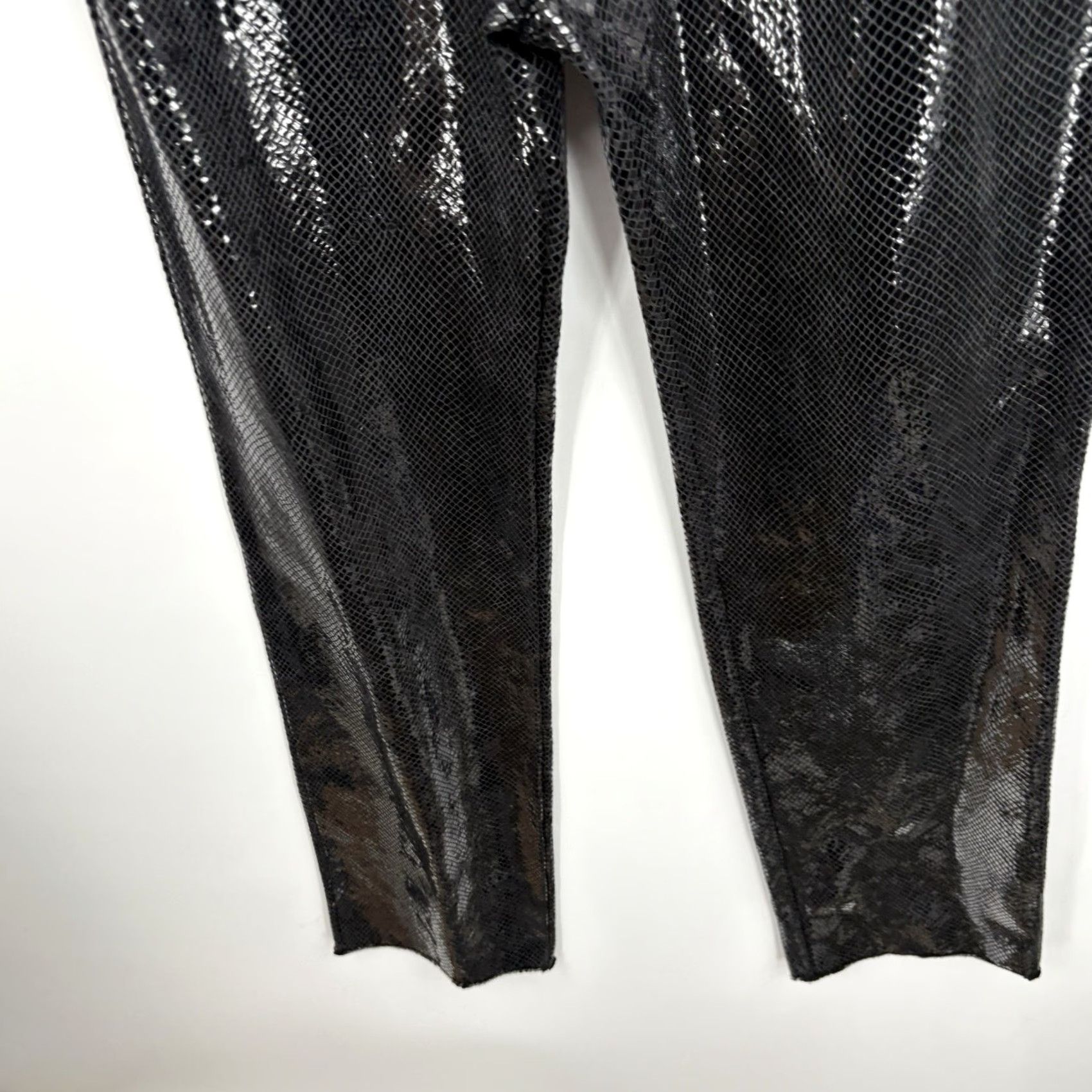 Blumarine VINTAGE Blugirl Blumarine Pants 6 Black 29in Inseam High Rise Flat Front Button Zip Geometry Bohemian Indie Sleaze Mens? Size 28" / US 6 / IT 42 - 5 Thumbnail