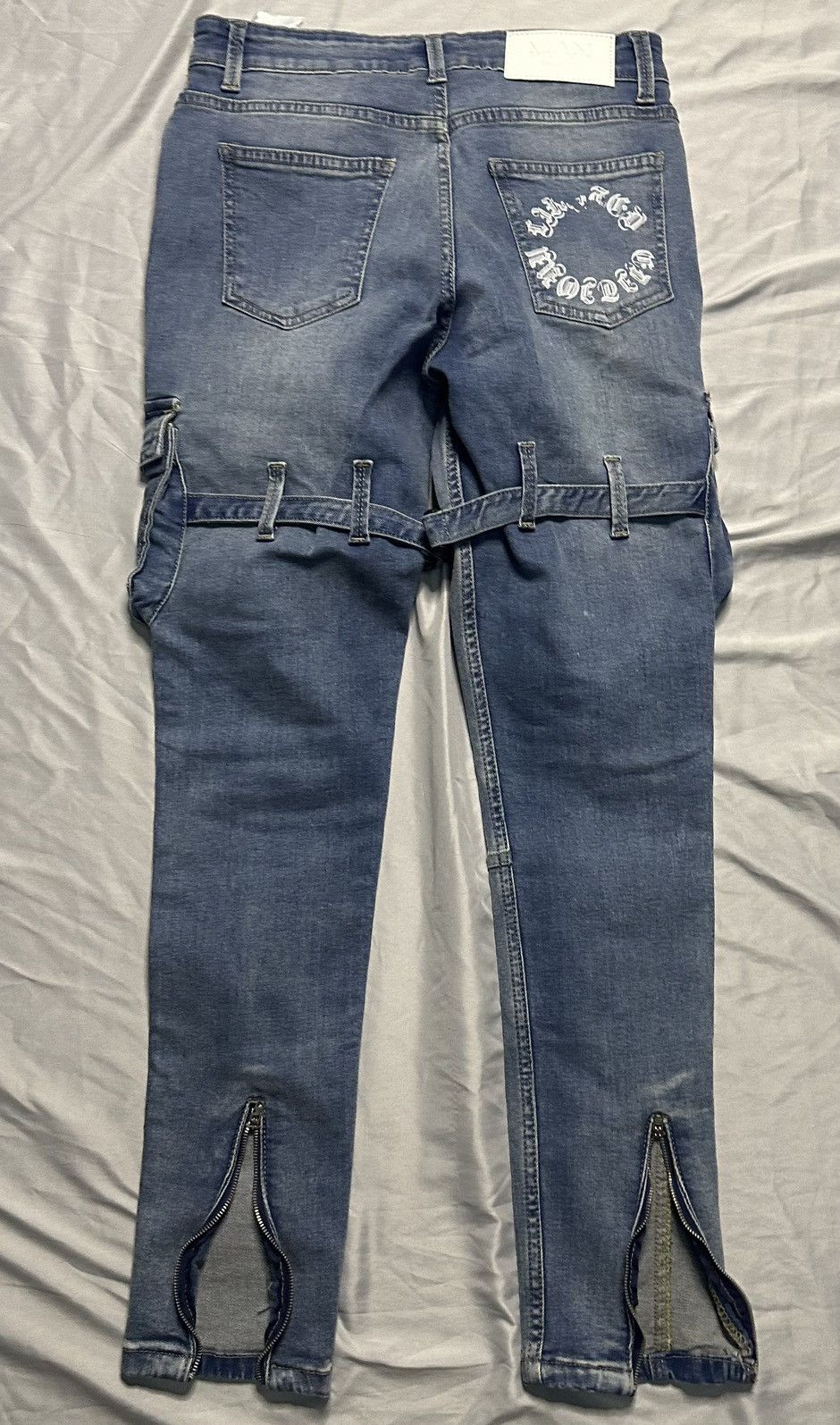 Boohoo Boohoo man x lil durk jeans Size US 30 / EU 46 - 2 Thumbnail