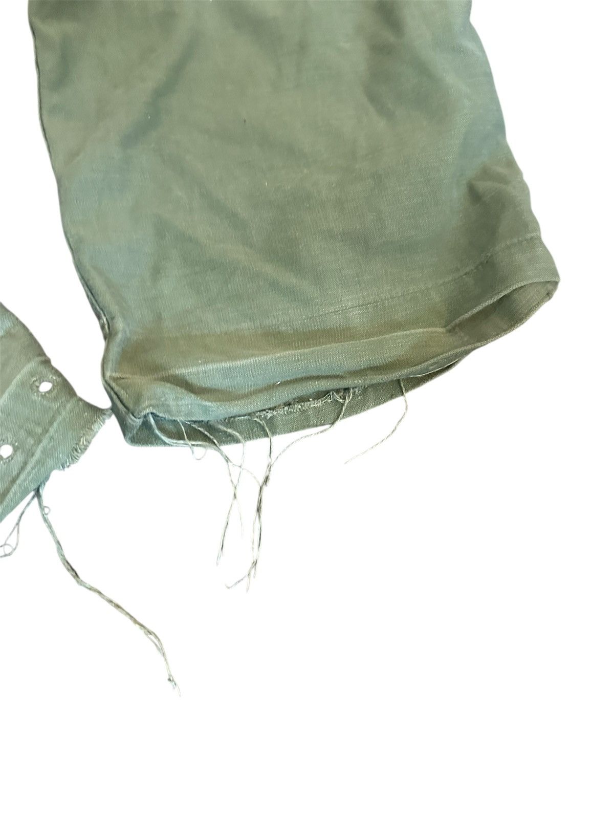 Vintage Vintage WW2 Original Military Olive Fatigue Pants Size US 34 / EU 50 - 3 Thumbnail