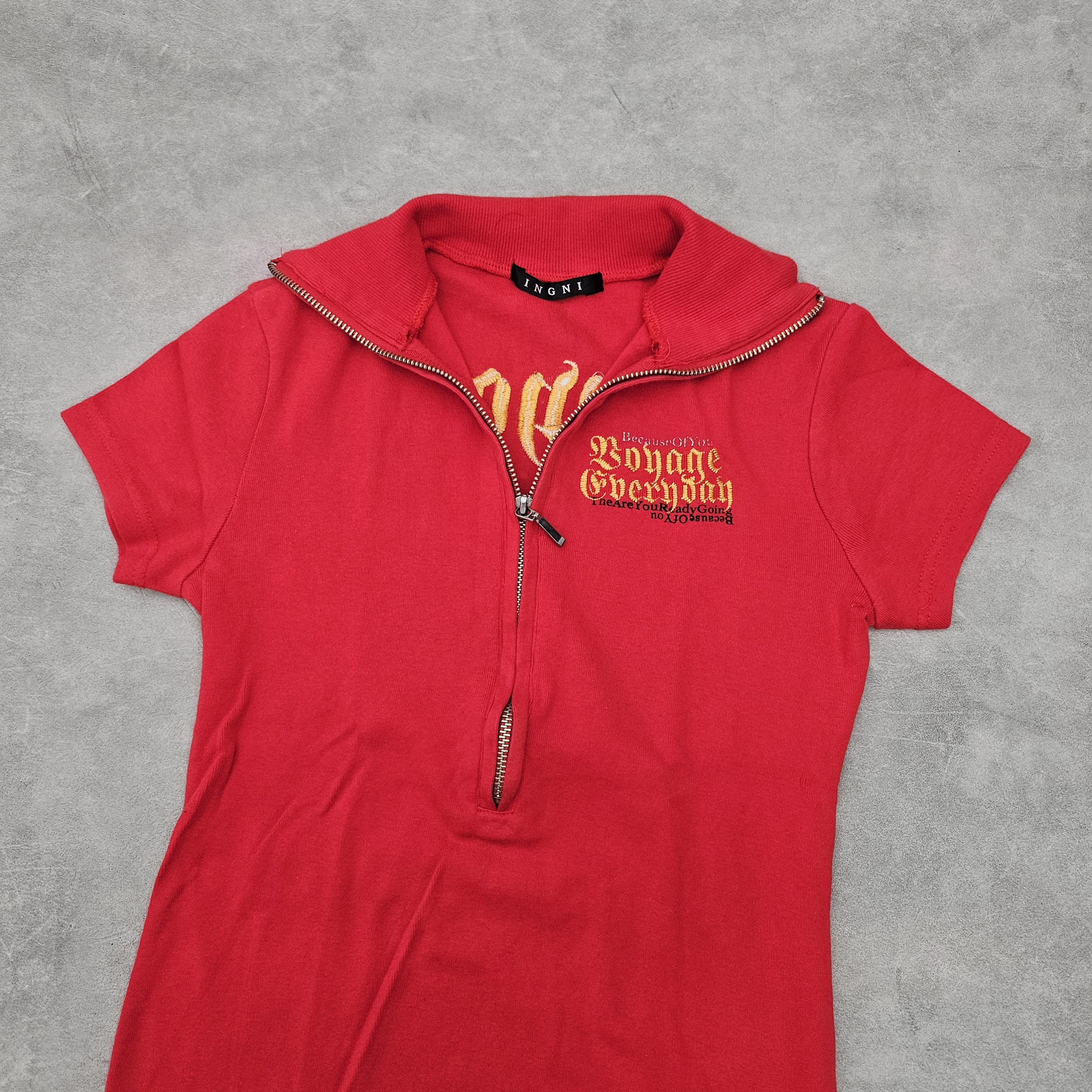 If Six Was Nine Ingni red biker zip tee Size XS / US 0-2 / IT 36-38 - 5 Thumbnail