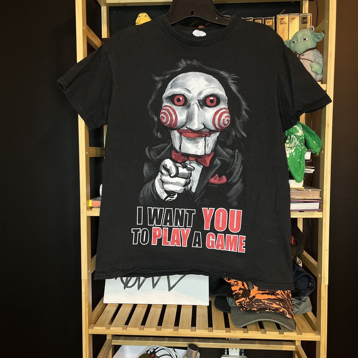 Delta Jigsaw Saw Horror I want you to play a game T Shirt Size US S / EU 44-46 / 1 - 1 Thumbnail