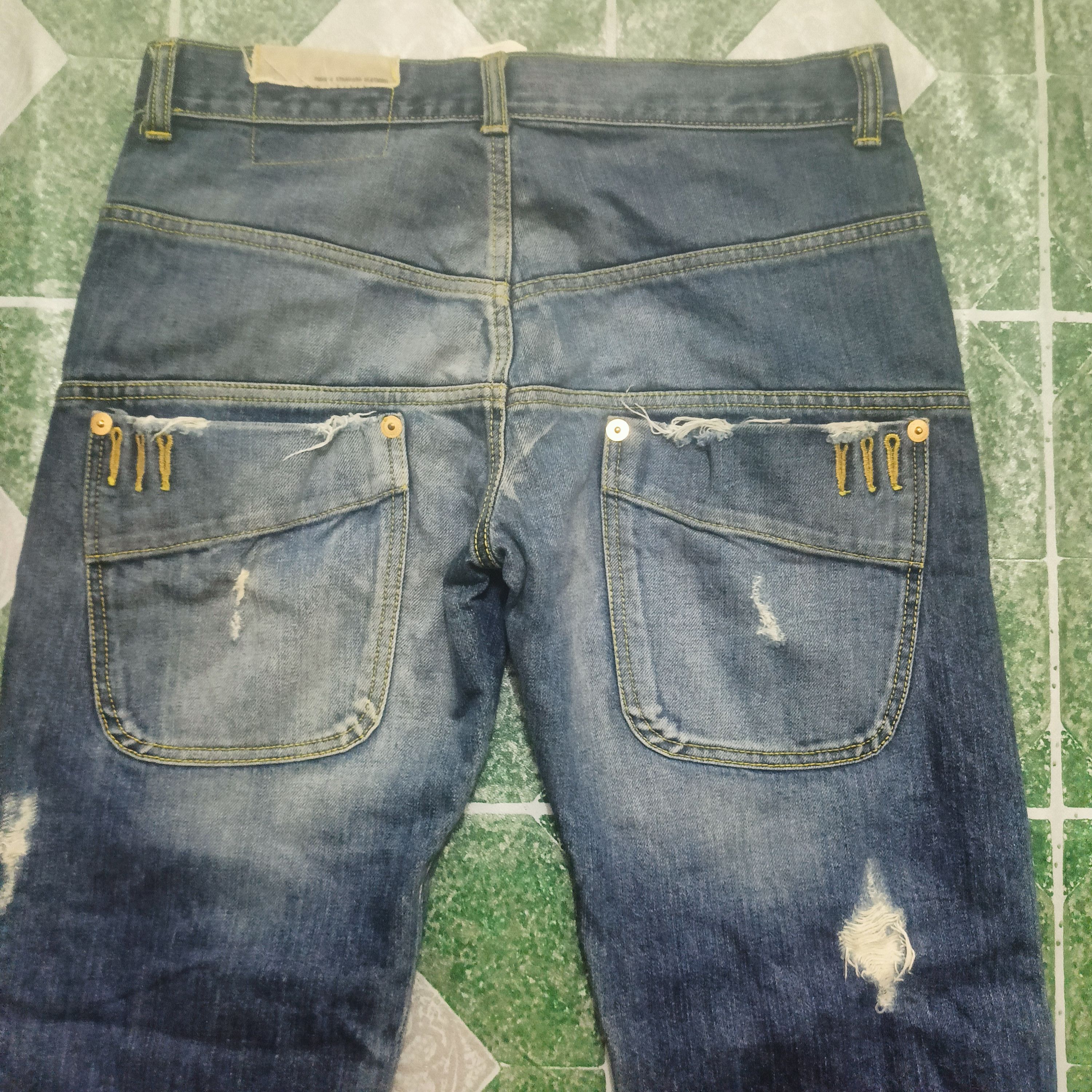 Who Decides War Japanese Double Standard Clothing Distressed Denim Jeans Size US 32 / EU 48 - 12 Thumbnail