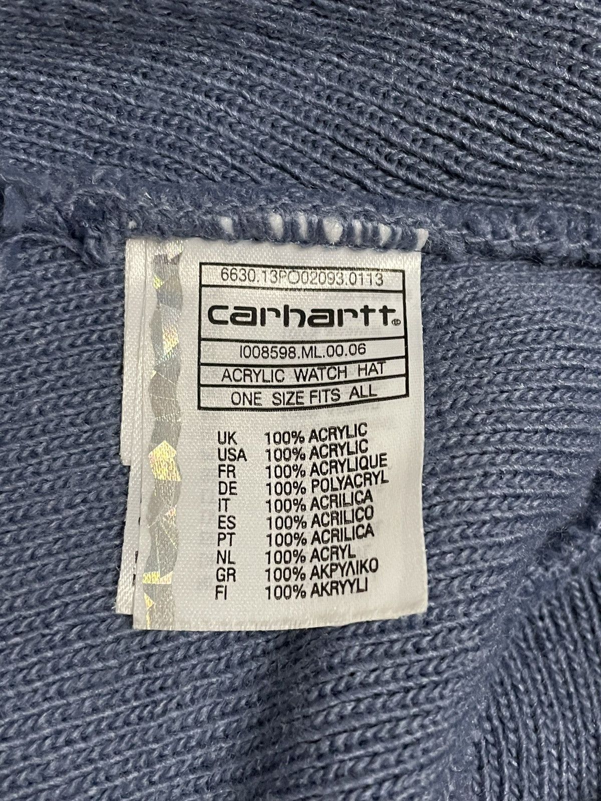Carhartt × Carhartt Wip carhartt acrylic hat big logo skate style workwear wip Size ONE SIZE - 3 Thumbnail